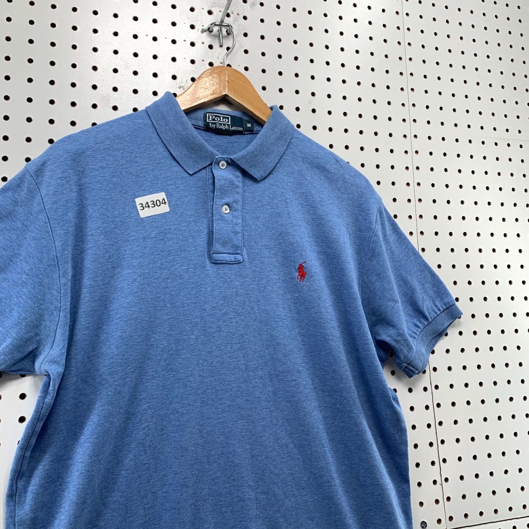 Polo Ralph Lauren VINTAGE Polo Ralph Lauren Shirt Mens M Blue Red Pony Polo Casual Preppy 90s Mens Clothing Size US M / EU 48-50 / 2 - 7 Thumbnail