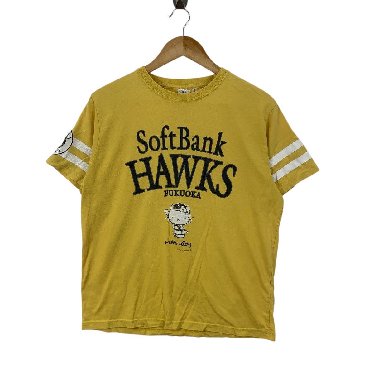Other HELLO KITTY x SOFTBANK HAWAKS Japan Baseball Tee Shirt Top Size L / US 10 / IT 46 - 4 Thumbnail