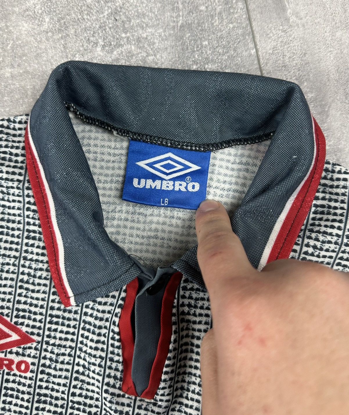 Umbro Umbro Manchester United Away 1995/96 Retro Soccer Jersey Size US XS / EU 42 / 0 - 8 Thumbnail