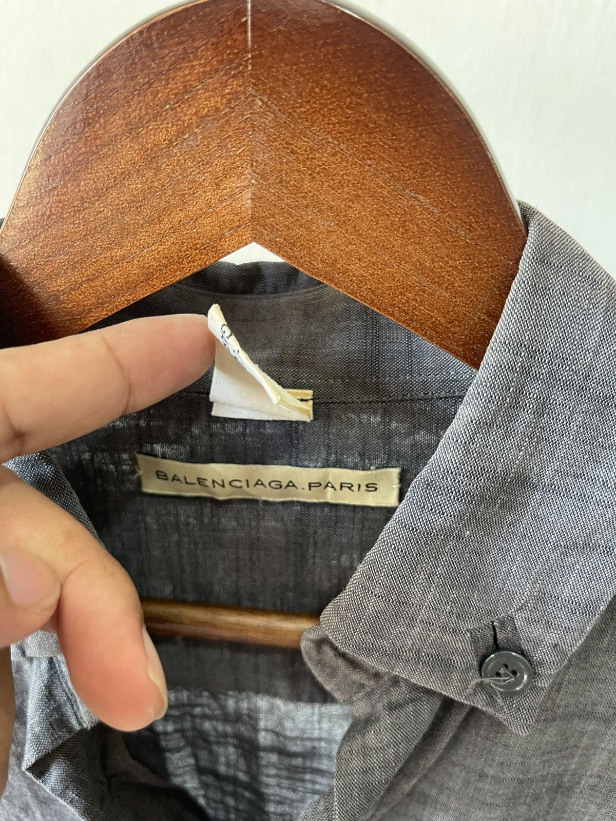 Balenciaga 2005 Balenciaga Comme Des Garcons Button Ups Shirt Size US S / EU 44-46 / 1 - 11 Thumbnail