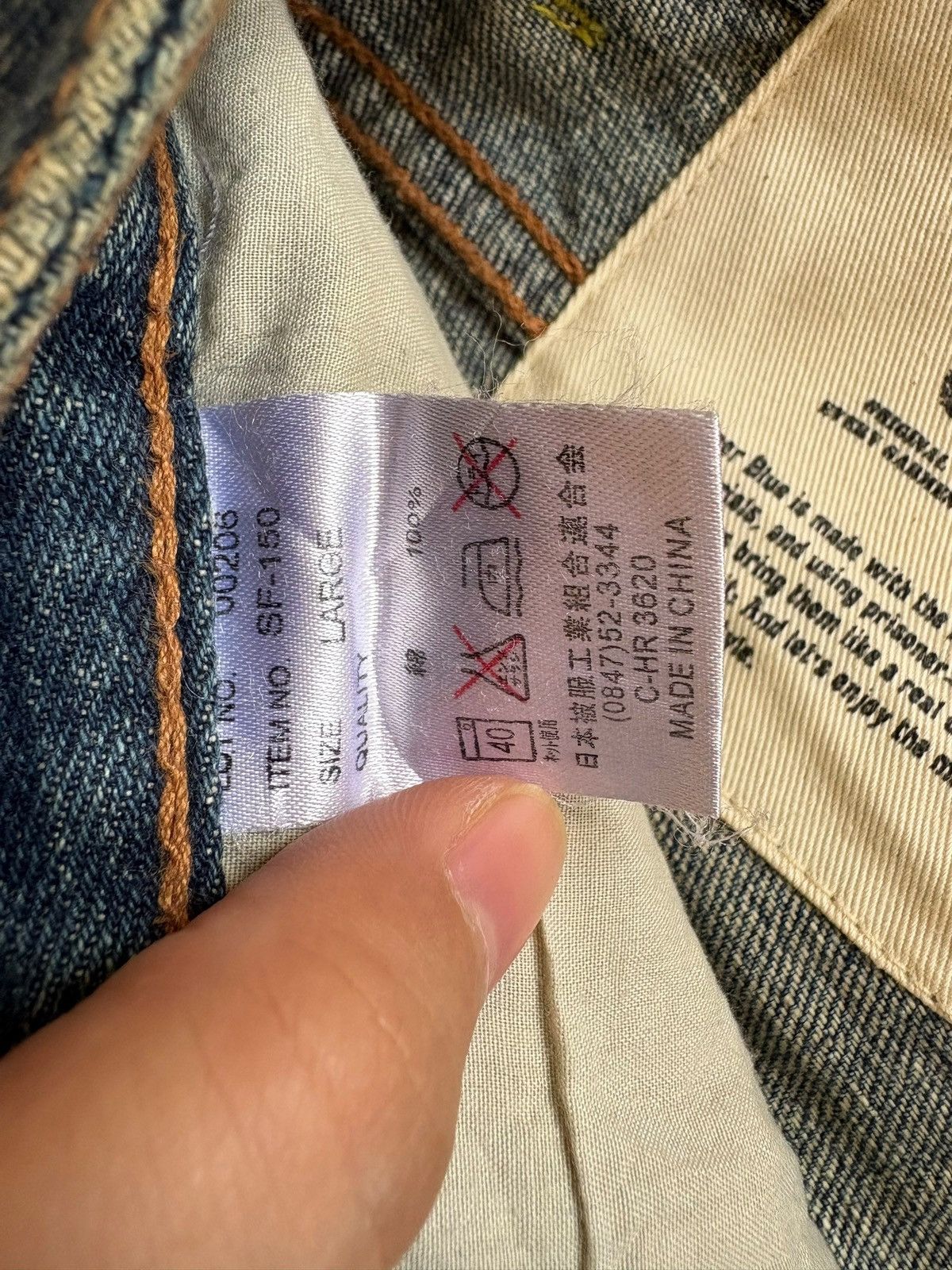 Japanese Brand Vintage Japanese Brand Rusty Mud Wash Ripped Jeans Size US 31 - 10 Thumbnail