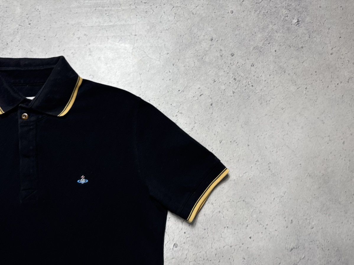 Vivienne Westwood Vivienne Westwood Black Luxury Polo Shirt Size L Size US L / EU 52-54 / 3 - 2 Thumbnail