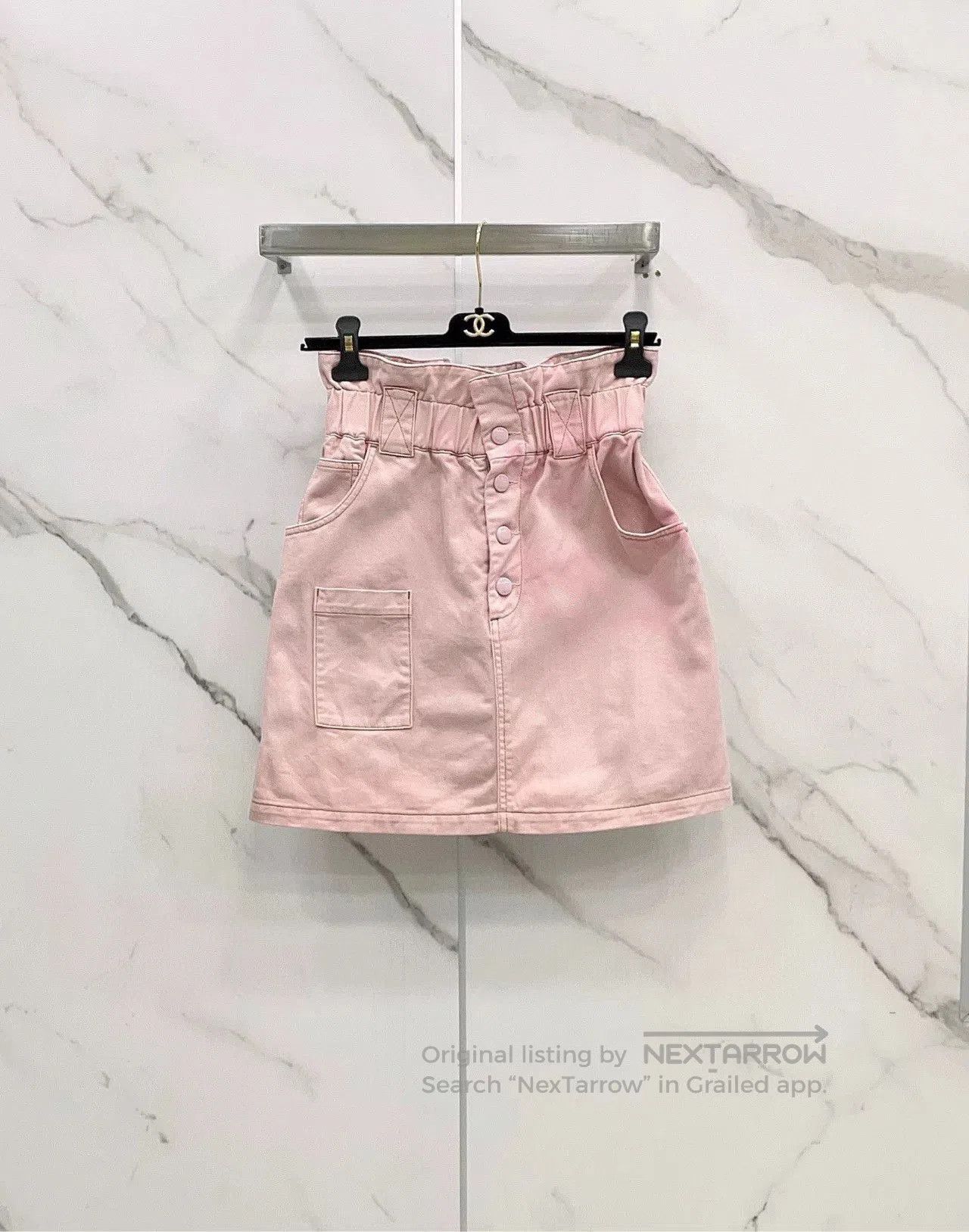 Fendi FENDI High-Waist Pink Denim Skirt. Size US 32 / EU 48 - 1 Thumbnail