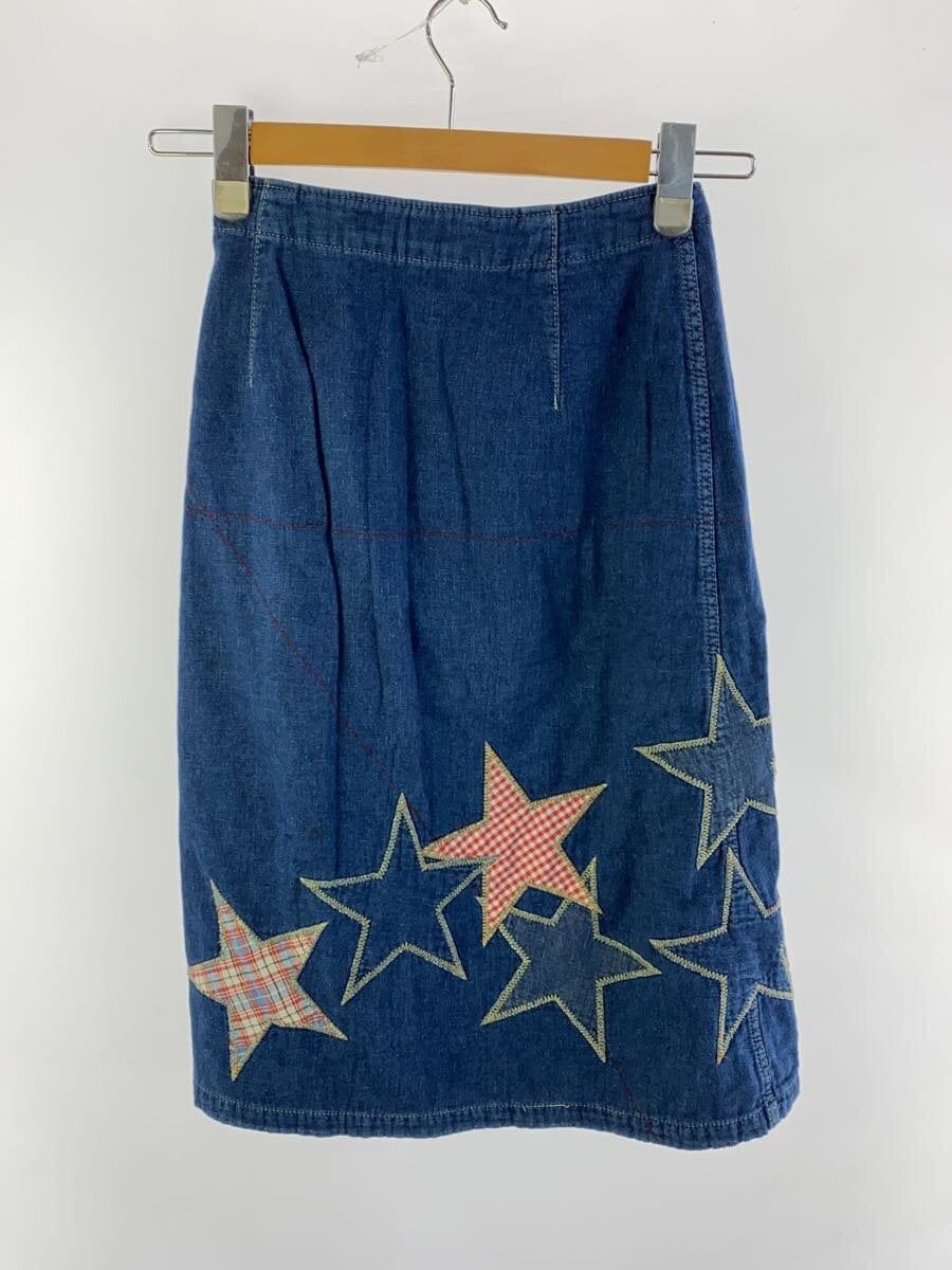 Hysteric Glamour Stars Denim Skirt Size 24" / US 00 / IT 34 - 2 Thumbnail