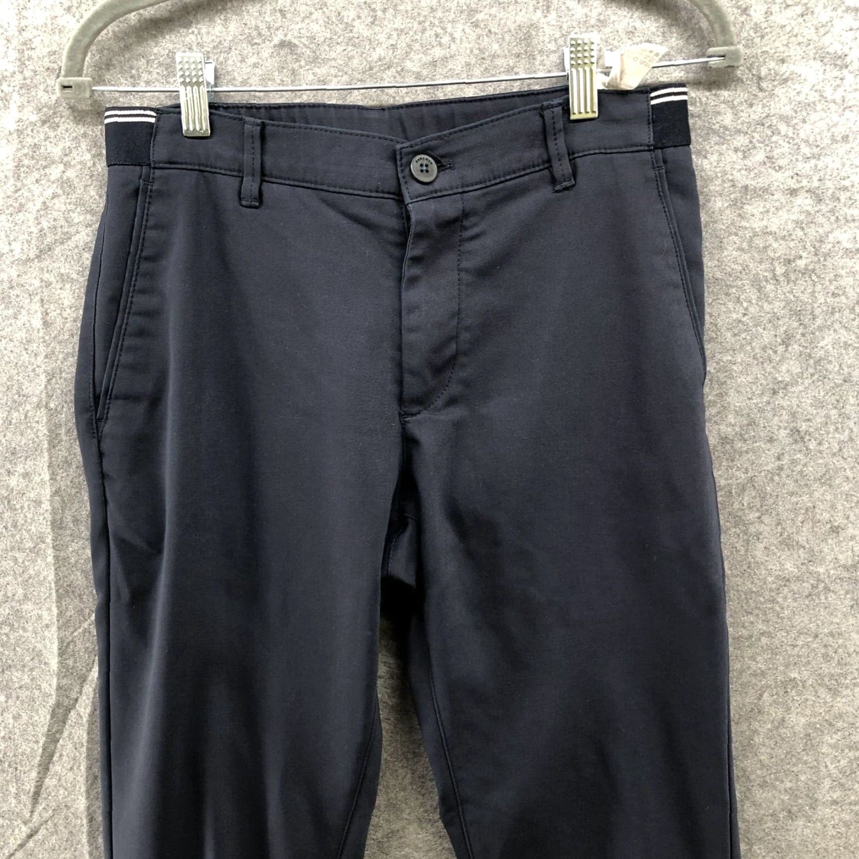 Zara Zara Slim Fit Stretch Pants Mens XS Navy Blue Dress Pant Flat Front Elastic Slim Fit Stretch Pants Mens XS Navy Blue Dress Pants Flat Front Elastic Size US 27 - 3 Thumbnail