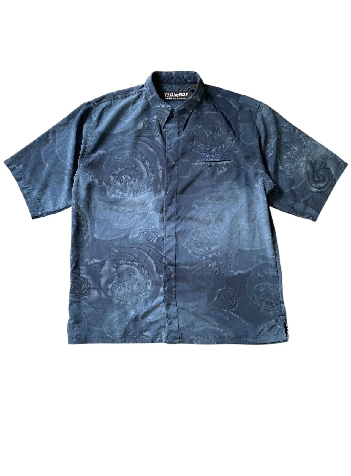 JNCO × Marc Buchanan × Pelle Pelle 1990s Pelle Pelle Koi fish dragons abstract Size US XL / EU 56 / 4 - 1 Thumbnail