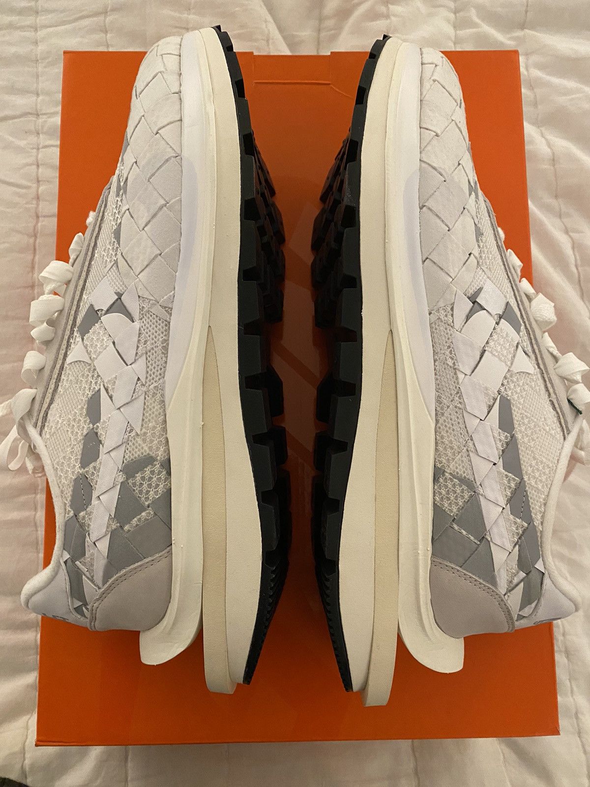 Jean Paul Gaultier x Sacai x Nike VaporWaffle Woven White