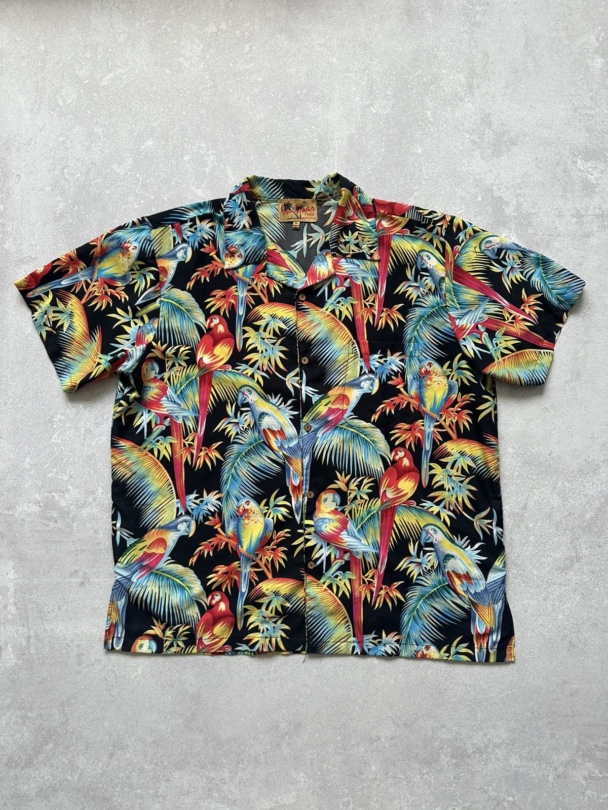 Designer in gear hawaiian shirt mens XL Parrots Size US XL / EU 56 / 4 - 1 Thumbnail