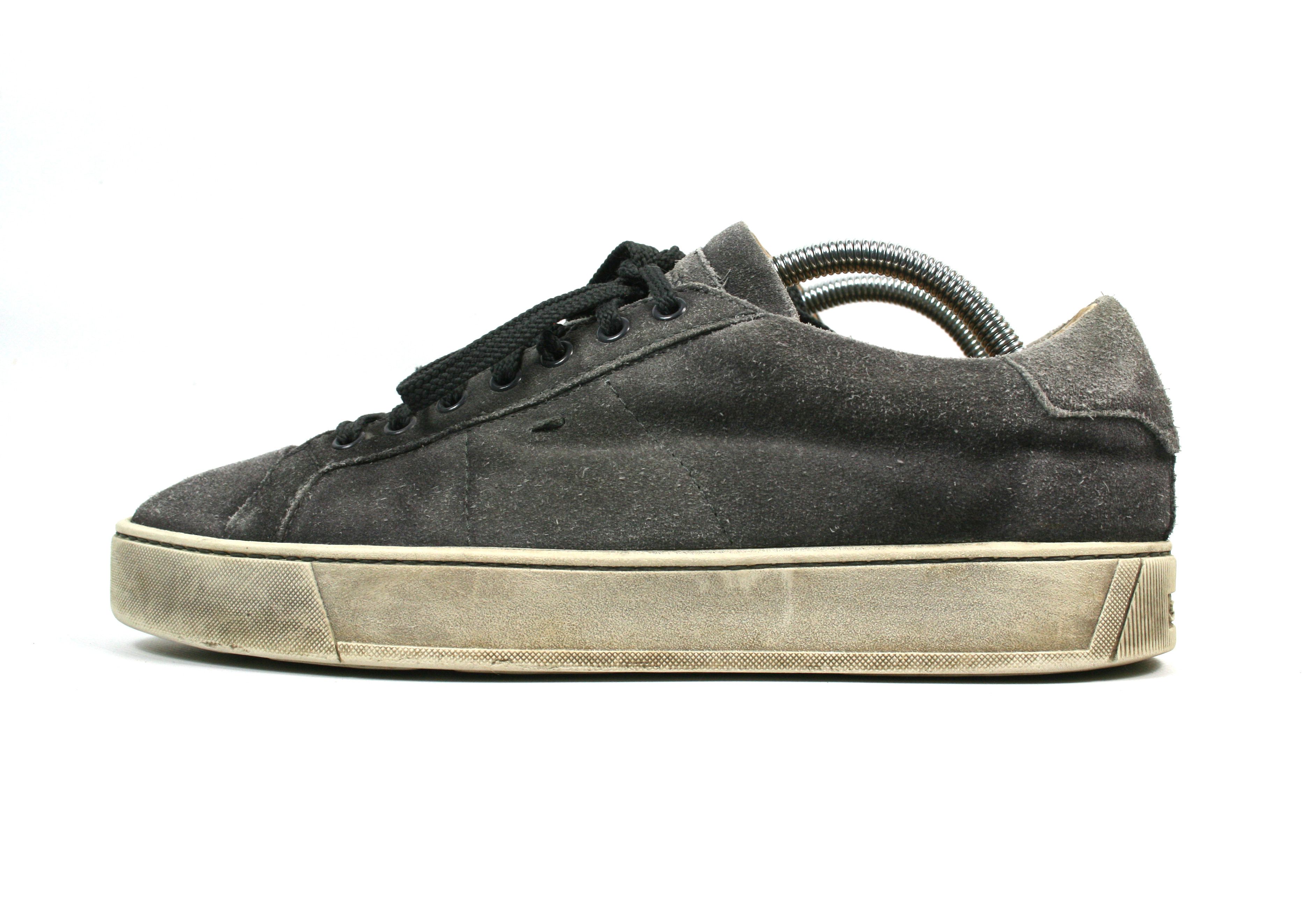 Santoni Suede Low Sneakers Size US 8 / EU 41 - 2 Thumbnail
