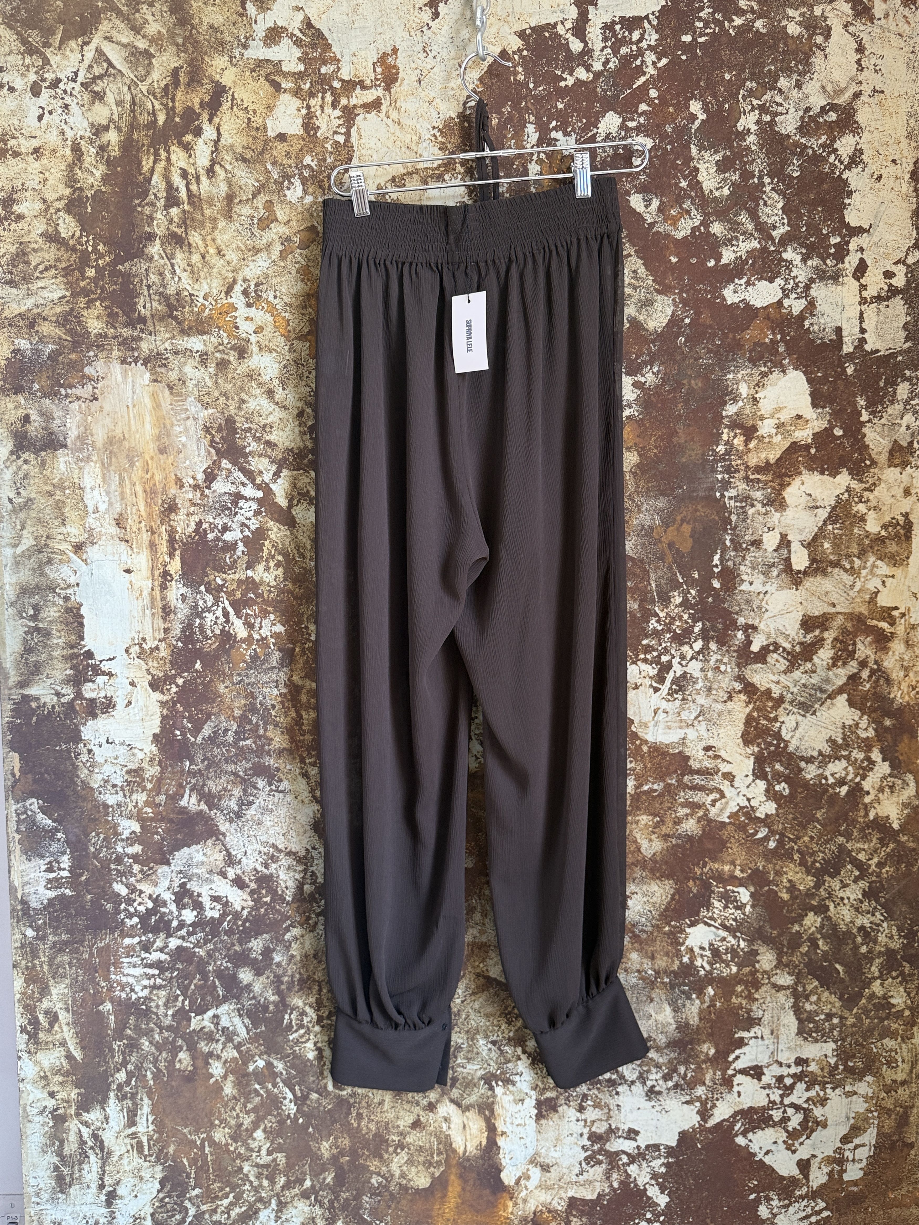 Other $600 NWT SUPRIYA LELE SHEER DRAWSTRING TROUSERS Size 27" / US 4 / IT 40 - 7 Thumbnail