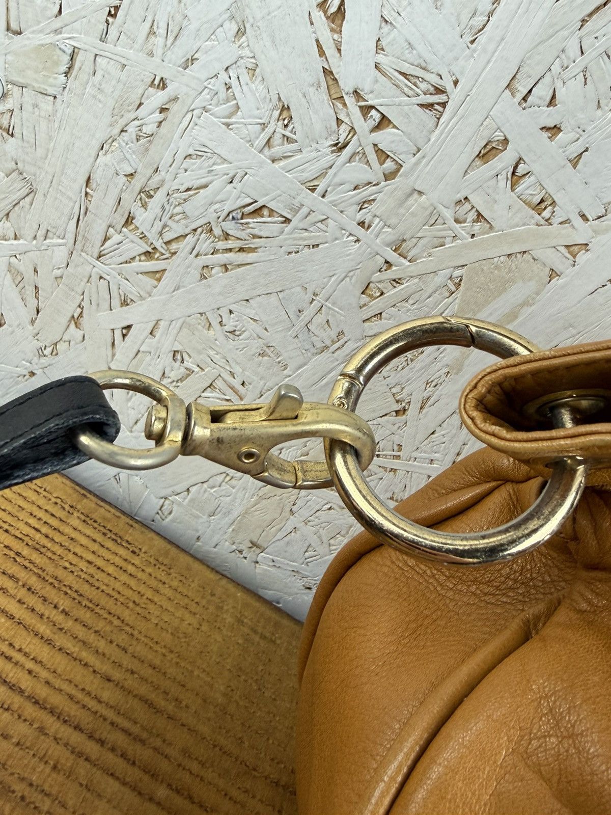 Vivienne Westwood Vivienne Westwood Embossed Orb Leather Handbag Bag Brown Size ONE SIZE - 6 Thumbnail