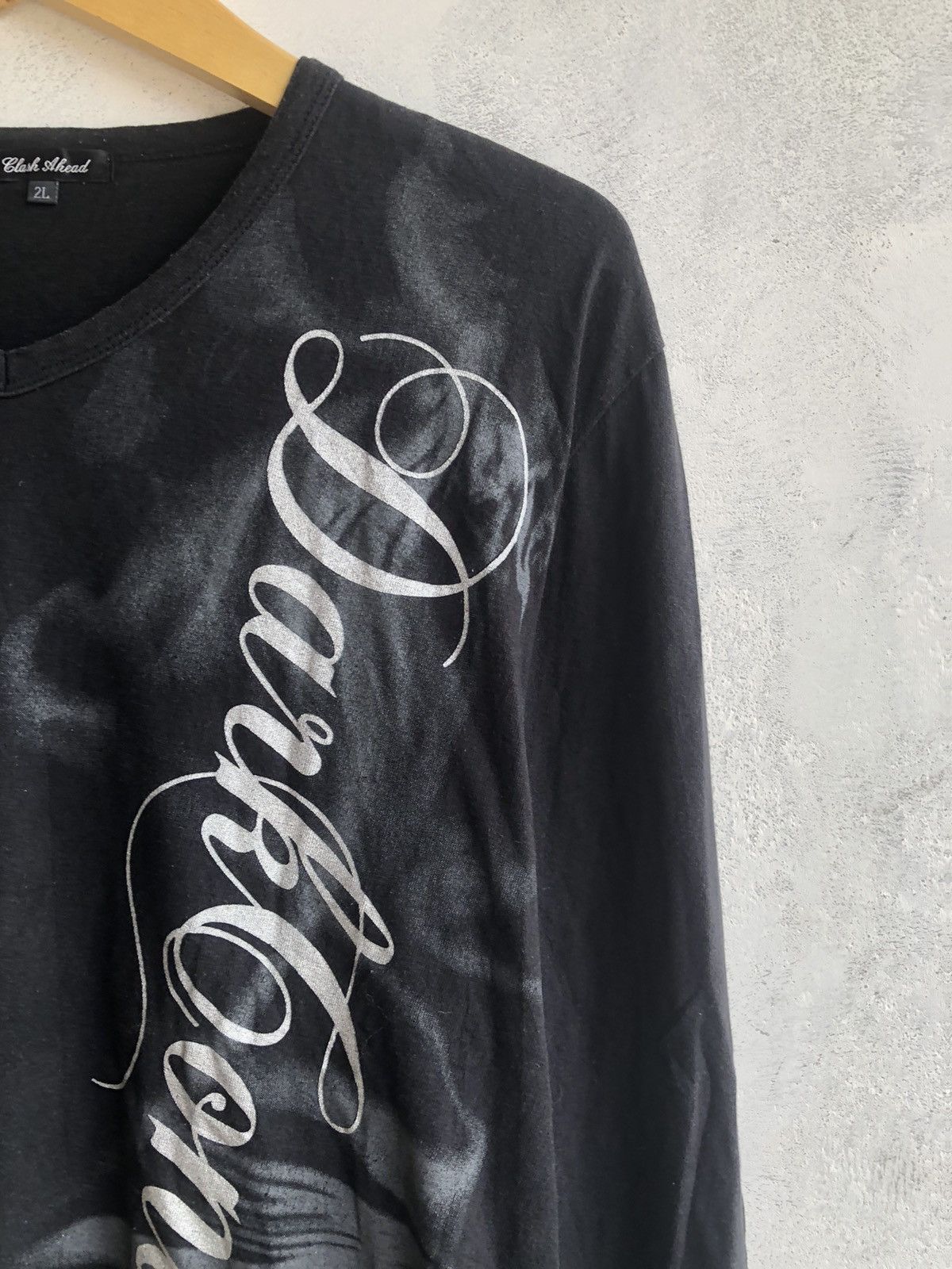 Hysteric Glamour Japan Gothic Poem LongSleeve Clash Ahead Punk Style Size US XL / EU 56 / 4 - 4 Thumbnail
