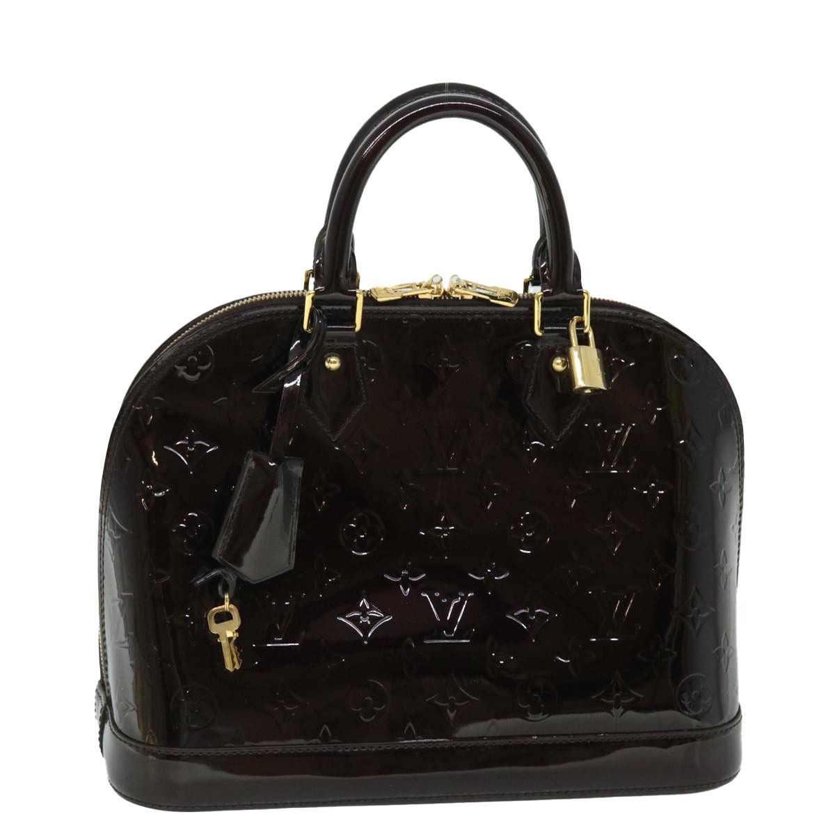 Louis Vuitton Monogram Vernis ALMA PM M91611 Women's Handbag