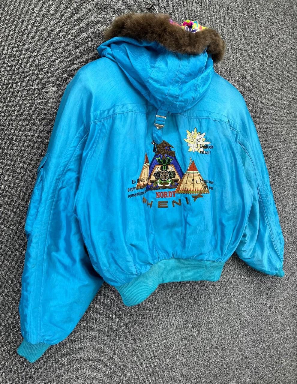 Japanese Brand Vintage Phenix Rare Backhit Fur Hoodie Ski Jacket Size M / US 6-8 / IT 42-44 - 2 Thumbnail