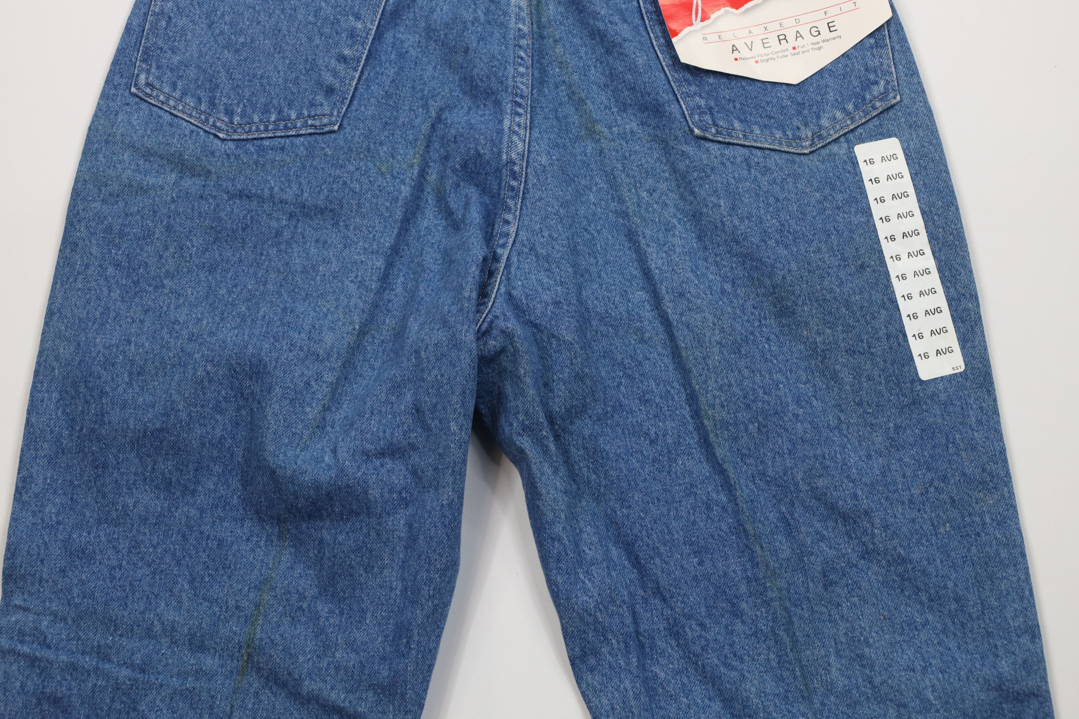 Vintage Deadstock Vintage 90s Streetwear Fit Denim Jeans Blue USA Size 38" / US 16 / IT 52 - 12 Thumbnail