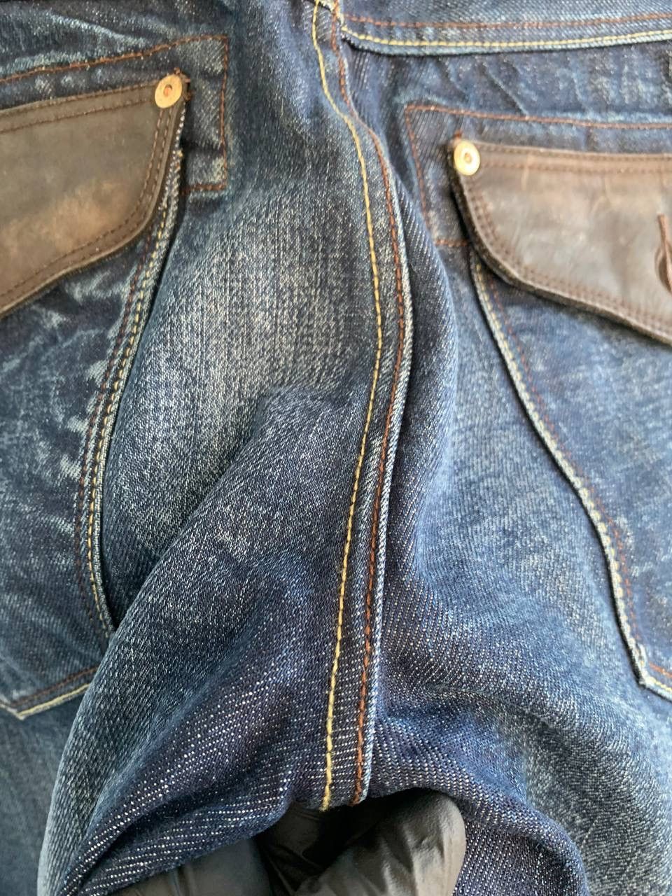 Japanese Brand × Vintage One True Saxon Cotton Pockets Tapered Denim Selvedge Jeans Size US 30 / EU 46 - 16 Thumbnail