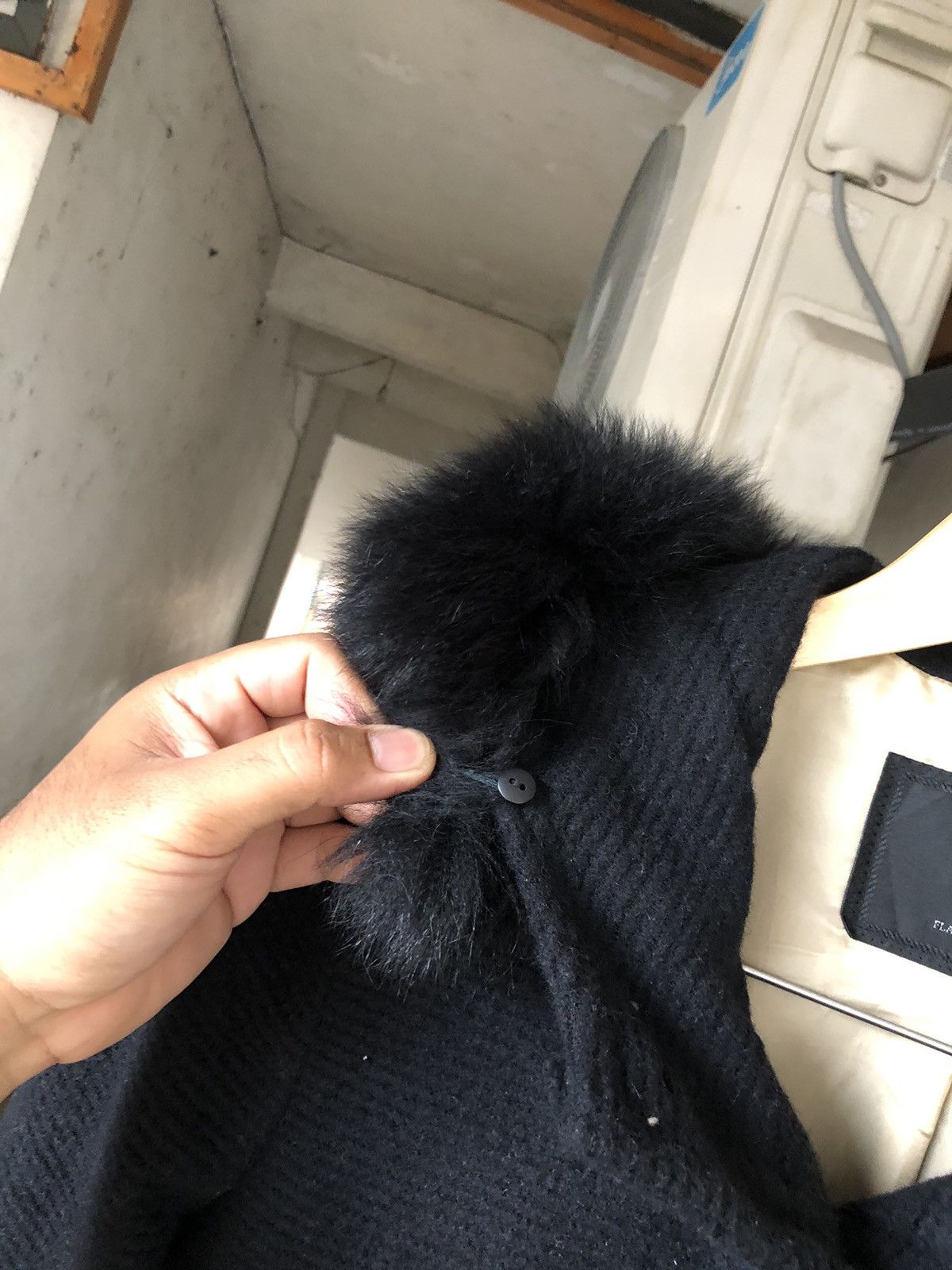 Yohji Yamamoto Ined by Yohji Yamamoto Wool Blend Winter Duffle Coat Hoodie Size M / US 6-8 / IT 42-44 - 8 Thumbnail