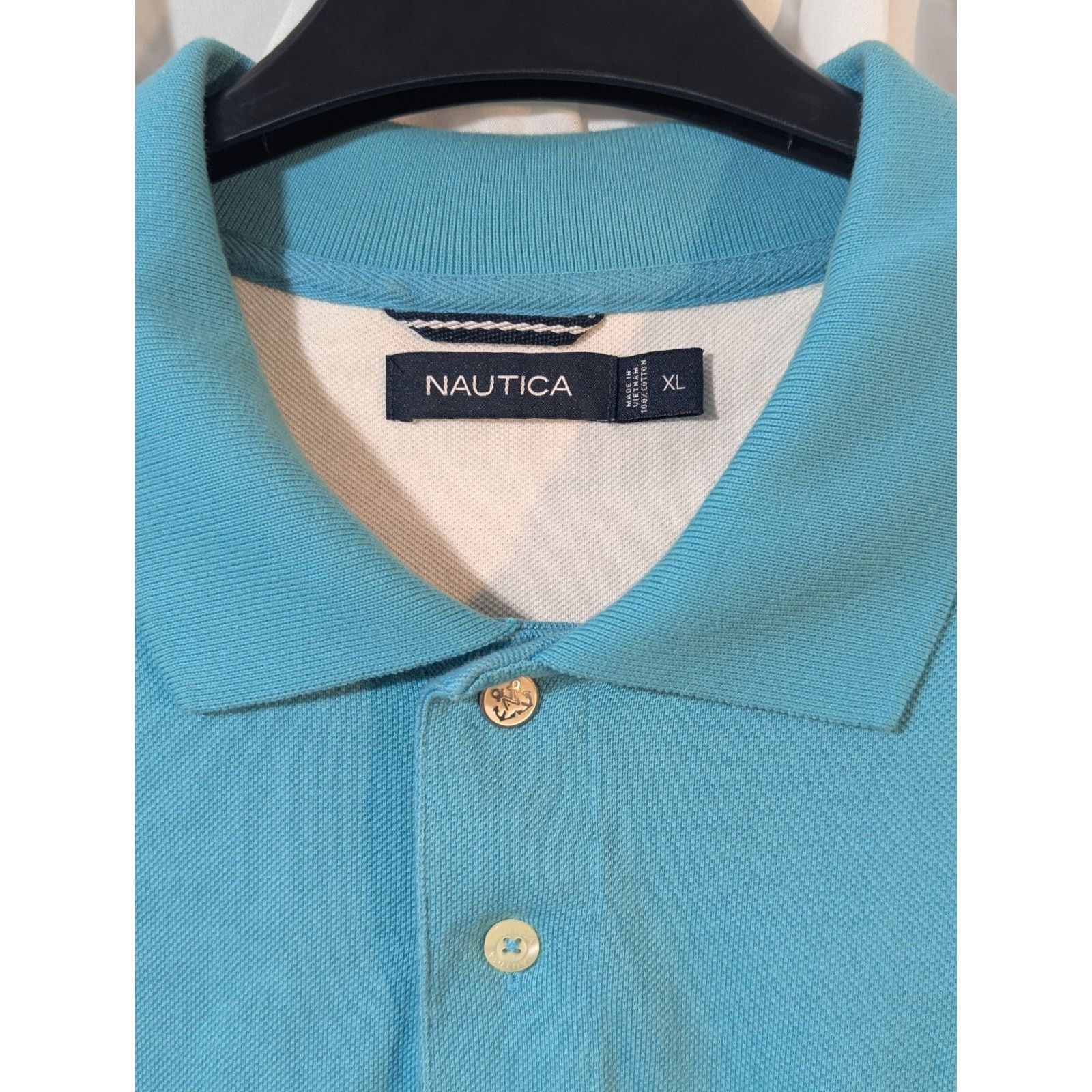 Nautica Nautica Retro N/S83 Embroidered Polo XL Light Blue Size US XL / EU 56 / 4 - 4 Thumbnail