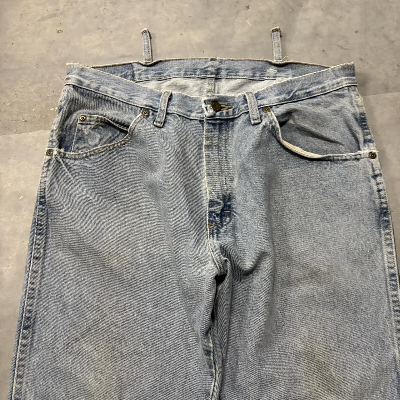 Japanese Brand × Vintage Crazy Vintage Y2K/2000s Light Wash Essential Denim Jeans! Size US 34 / EU 50 - 5 Thumbnail