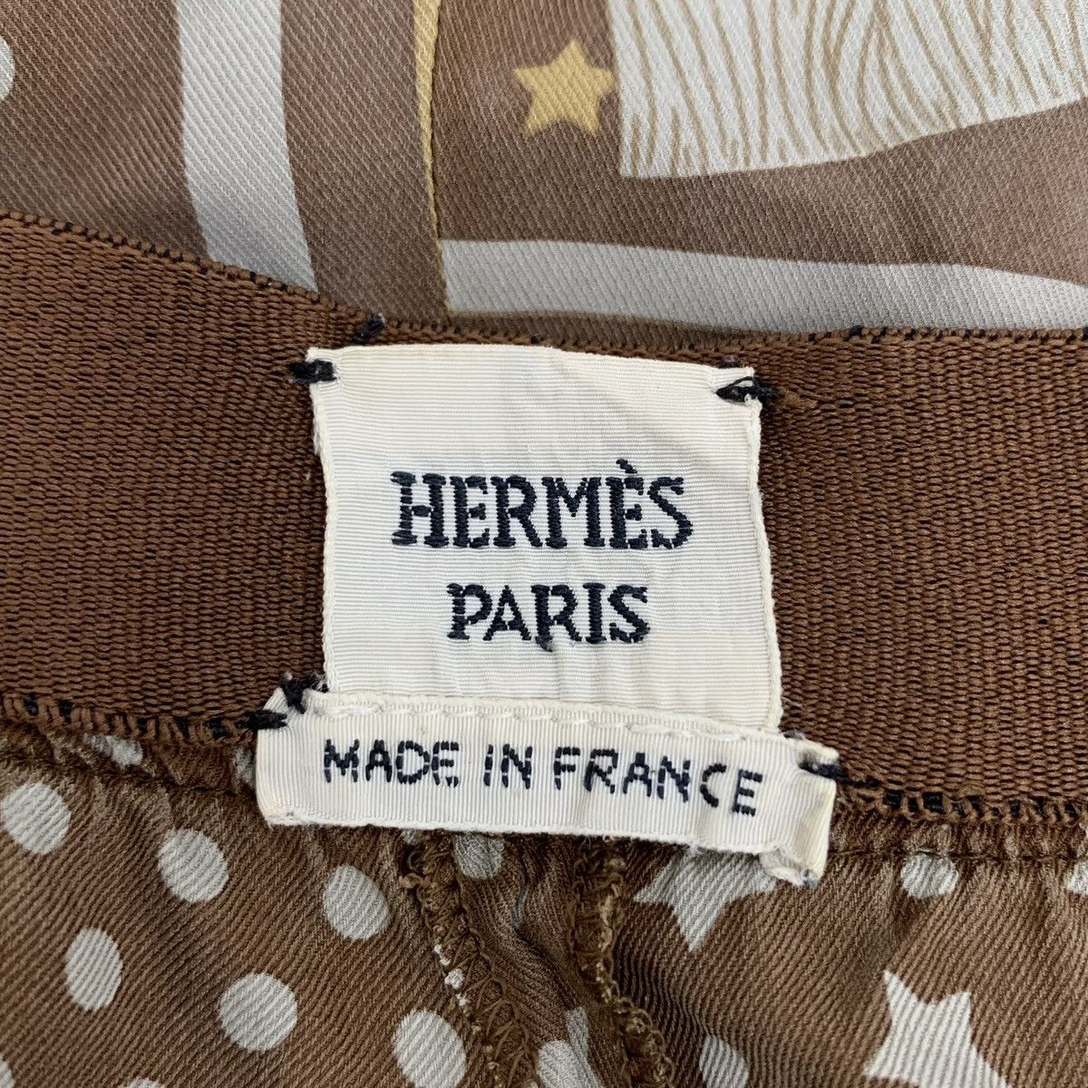 Hermes Hermes Silk Polka Dot Printed Spliced Pleated Skirt K26WX Size 25" / US 0 / IT 36 - 6 Thumbnail