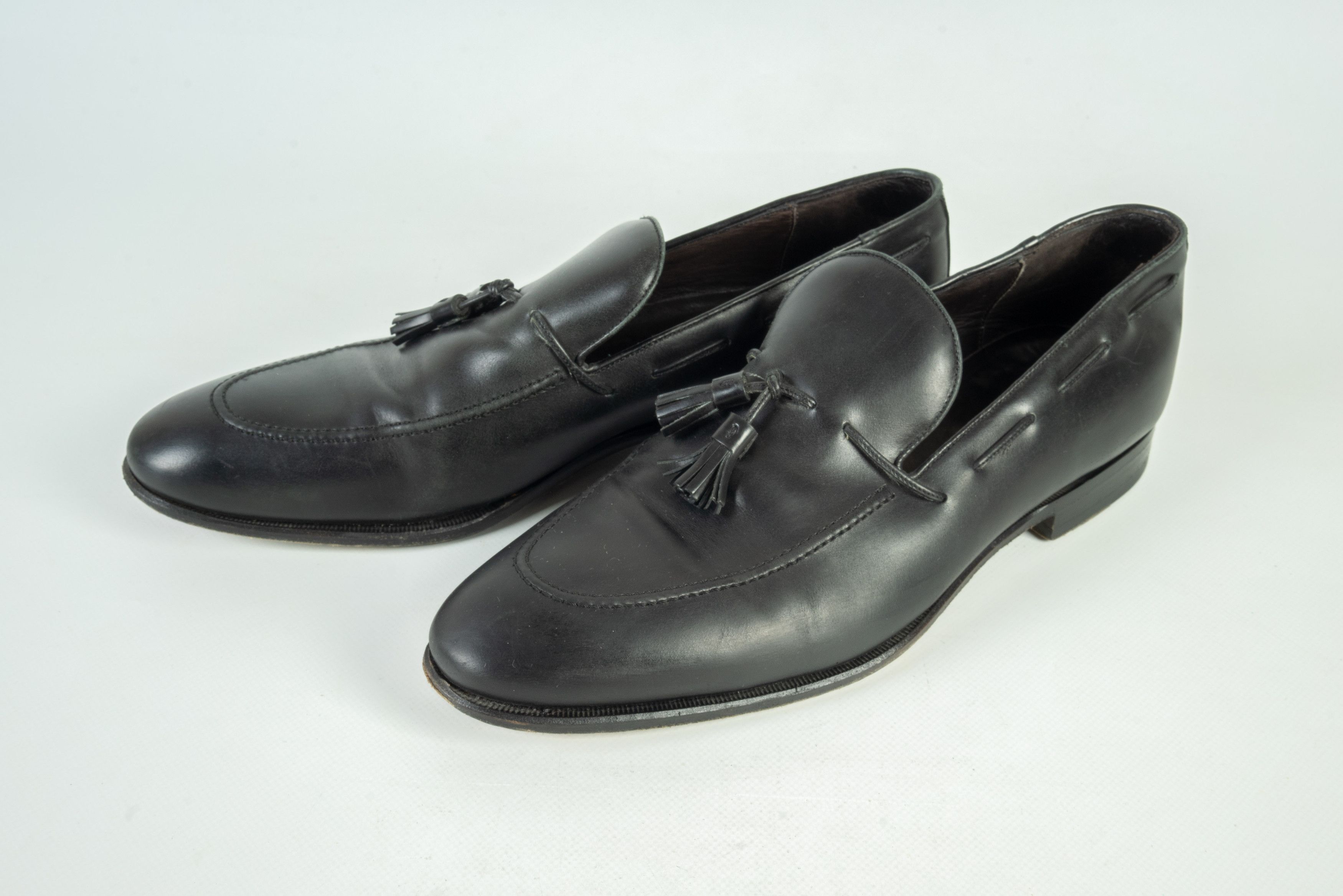 Canali Canali Leather Loafers Shoes Size US 12 / EU 45 - 3 Thumbnail