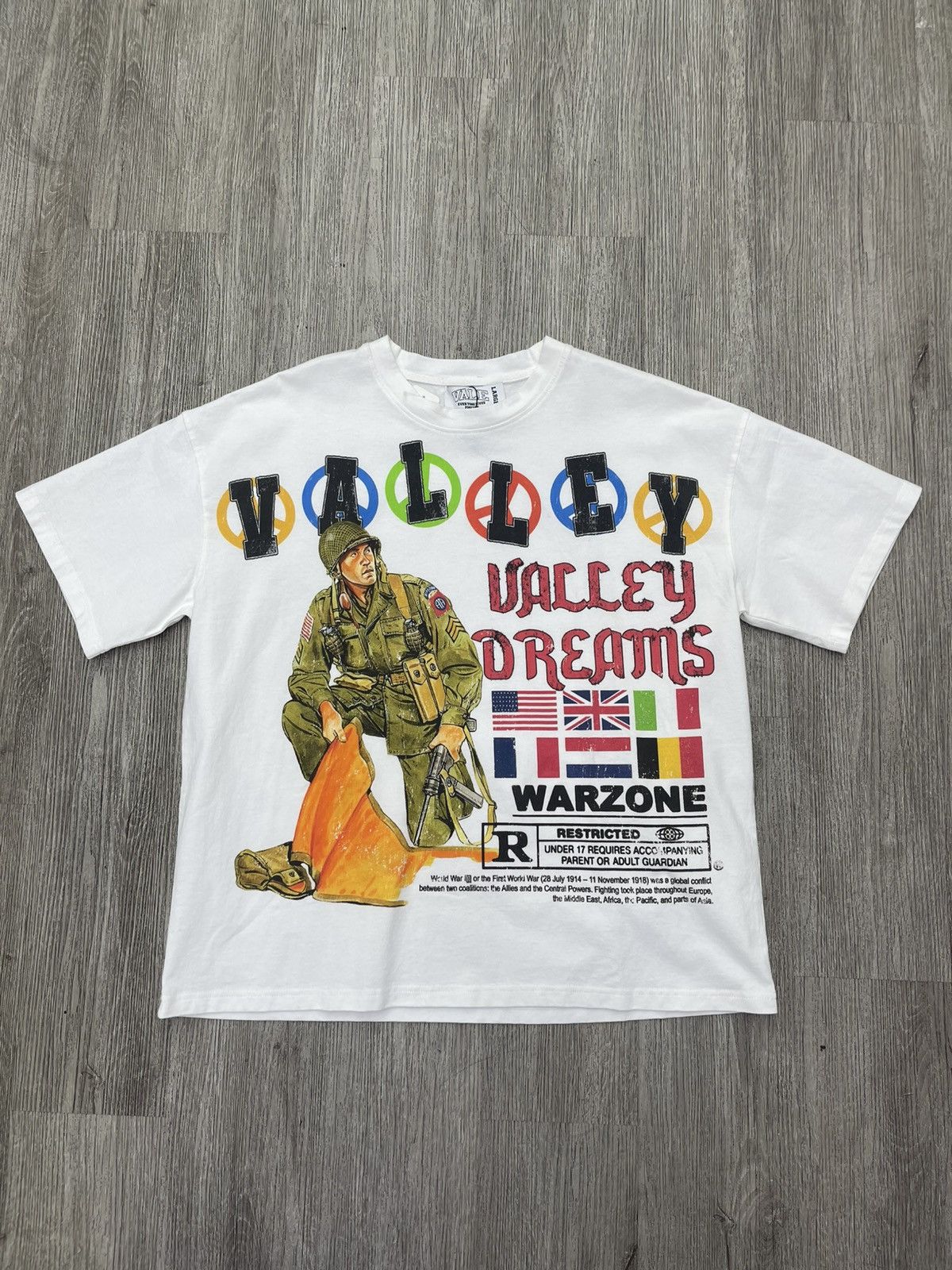 Vale Vale lives warzone tee white Size US L / EU 52-54 / 3 - 1 Thumbnail