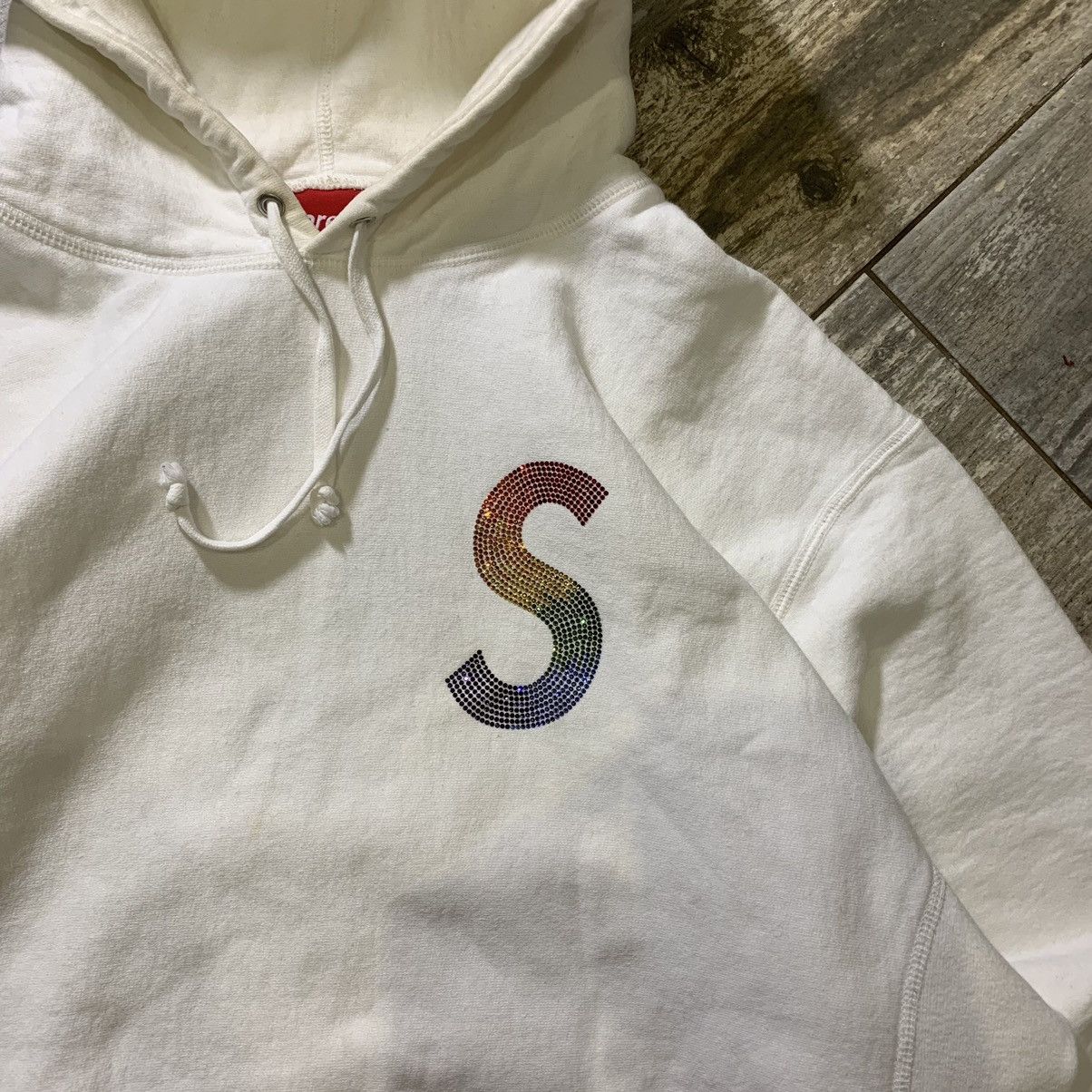 Supreme × Swarovski SWAROWSKI x SUPREME S logo hoodie Size US XL / EU 56 / 4 - 2 Thumbnail