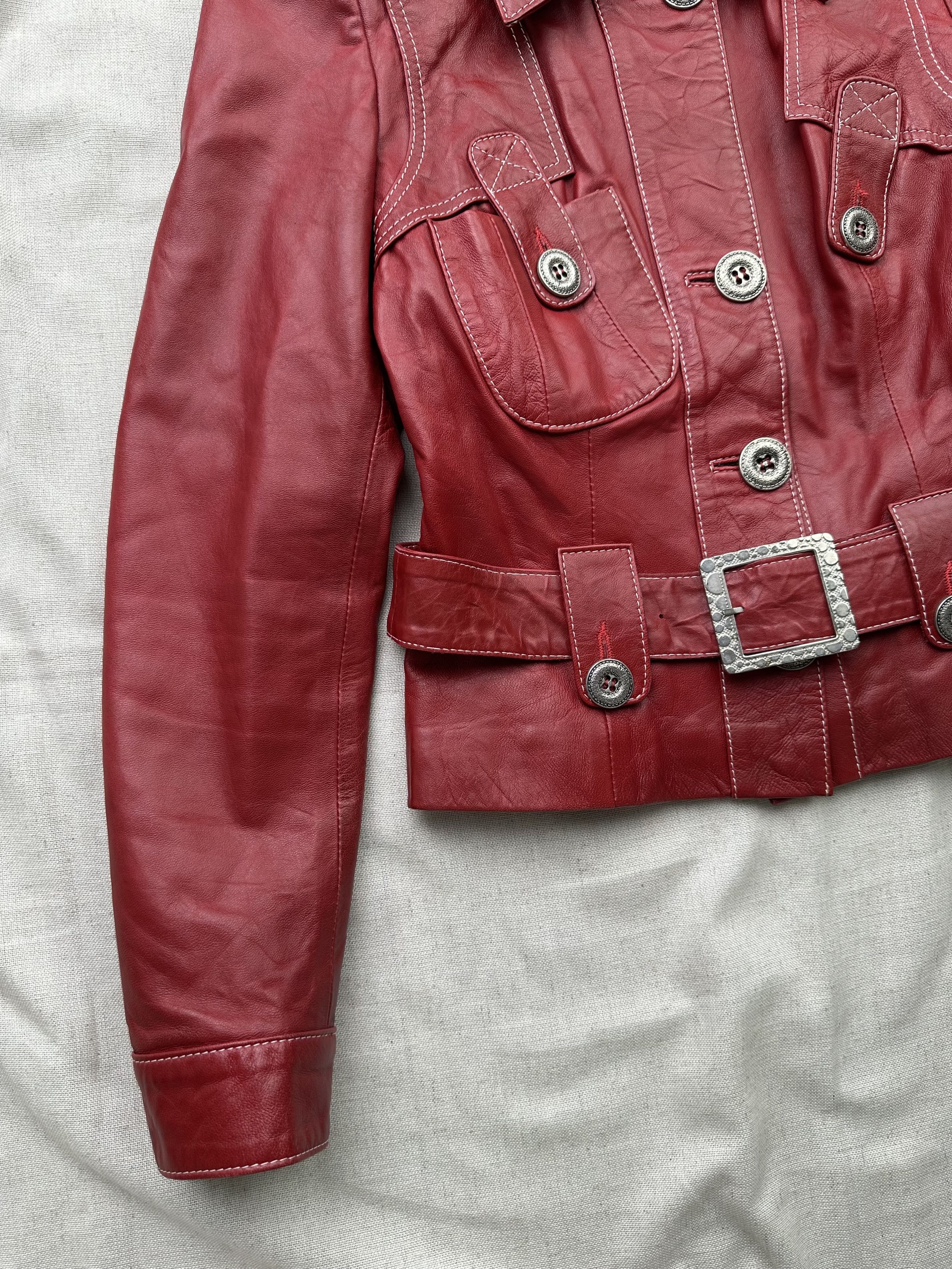 Japanese Brand Vintage Leather Jacket Size S / US 4 / IT 40 - 4 Thumbnail