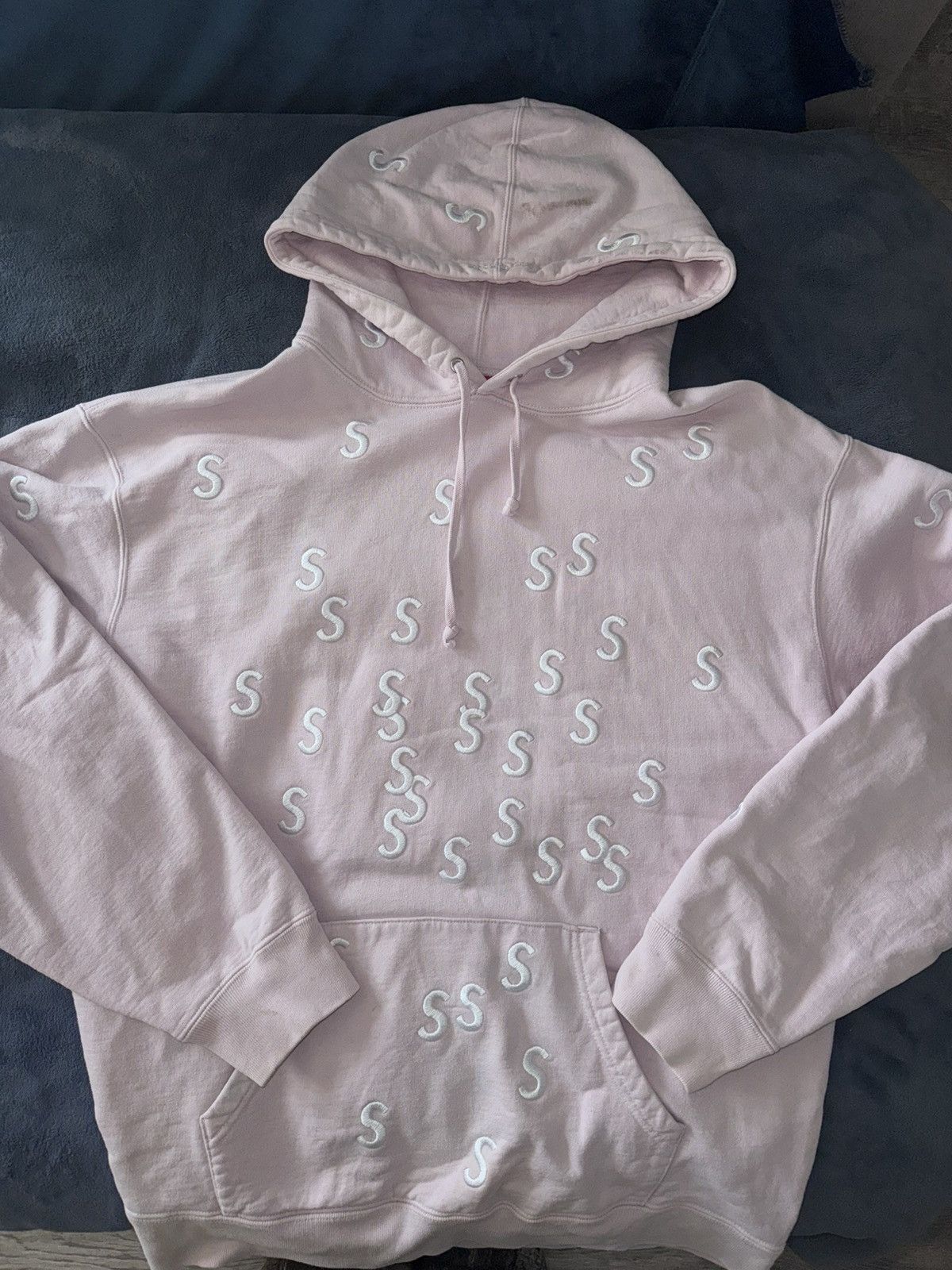 Supreme Supreme Embroidered S Hooded Sweatshirt Size US L / EU 52-54 / 3 - 6 Thumbnail