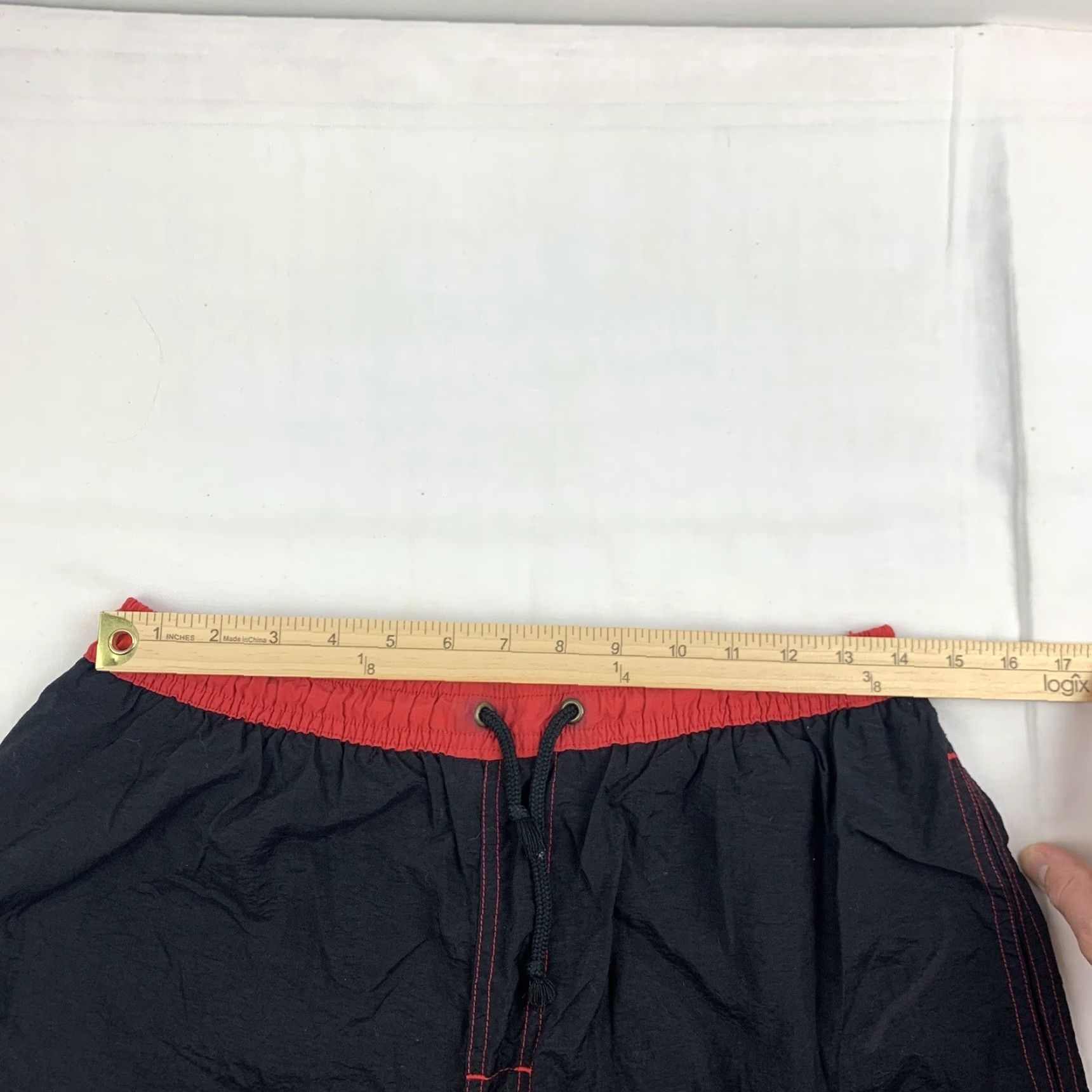 Vintage Vintage Duck Head Swim Trunks Adult Medium Black Shorts Swimsuit Drawstring 90s Size US 31 - 7 Thumbnail