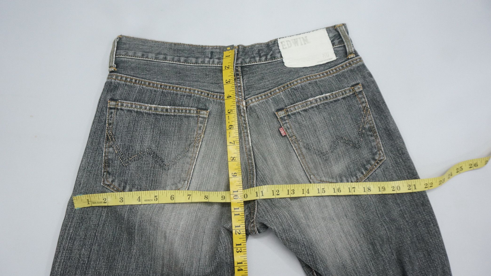 Edwin 🔥 EDWIN XV Vintage Distressed Ripped Jeans Size US 31 - 16 Thumbnail