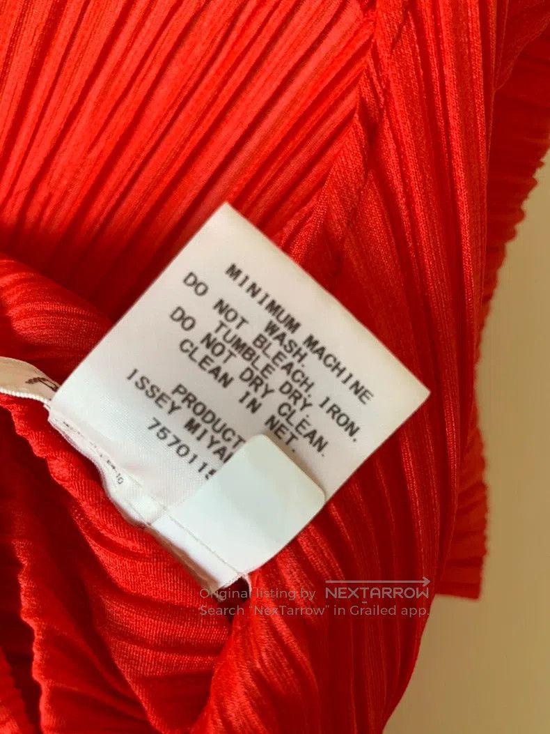 Issey Miyake Issey Miyake Sleeveless Red Dress Size L / US 10 / IT 46 - 4 Thumbnail