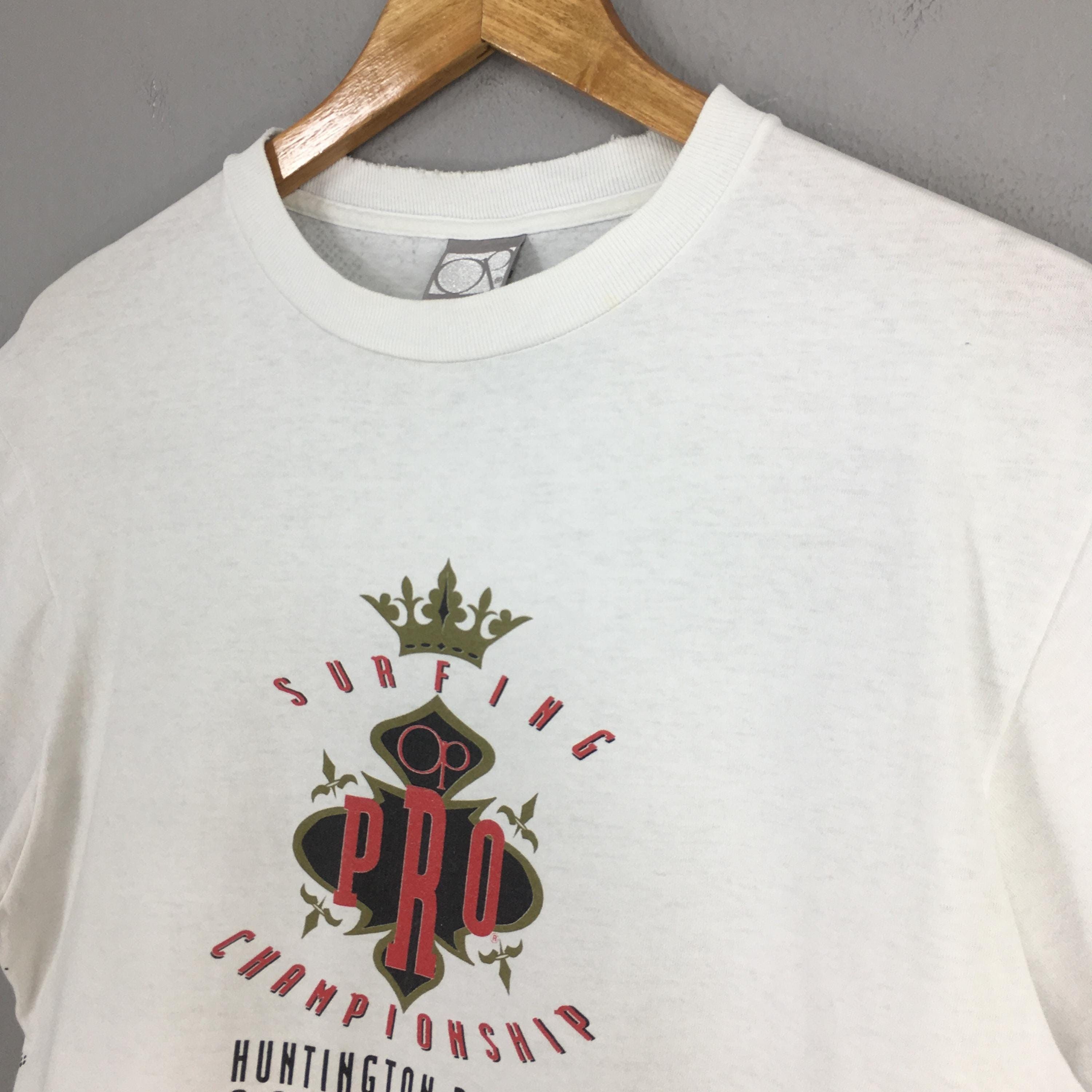 Gotcha × Ocean Pacific Vintage 90s Ocean Pacific Surfer White Tshirt Medium Size US M / EU 48-50 / 2 - 5 Thumbnail
