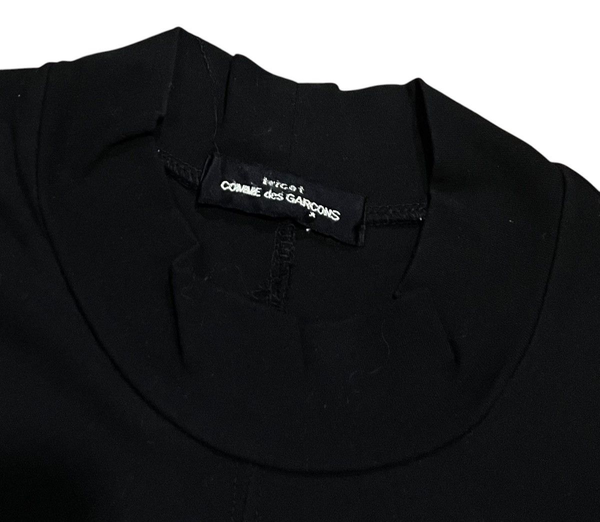 Comme des Garcons *FINAL DROP* Vintage cdg AD1990 black mockneck Size US S / EU 44-46 / 1 - 3 Thumbnail