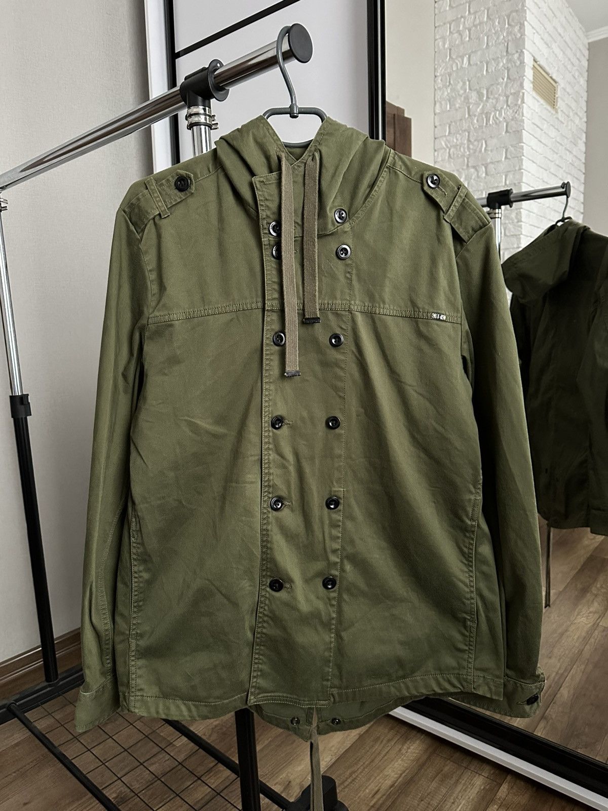 Diesel Diesel Double Coat Canvas Military Jacket Size US XXL / EU 58 / 5 - 3 Thumbnail