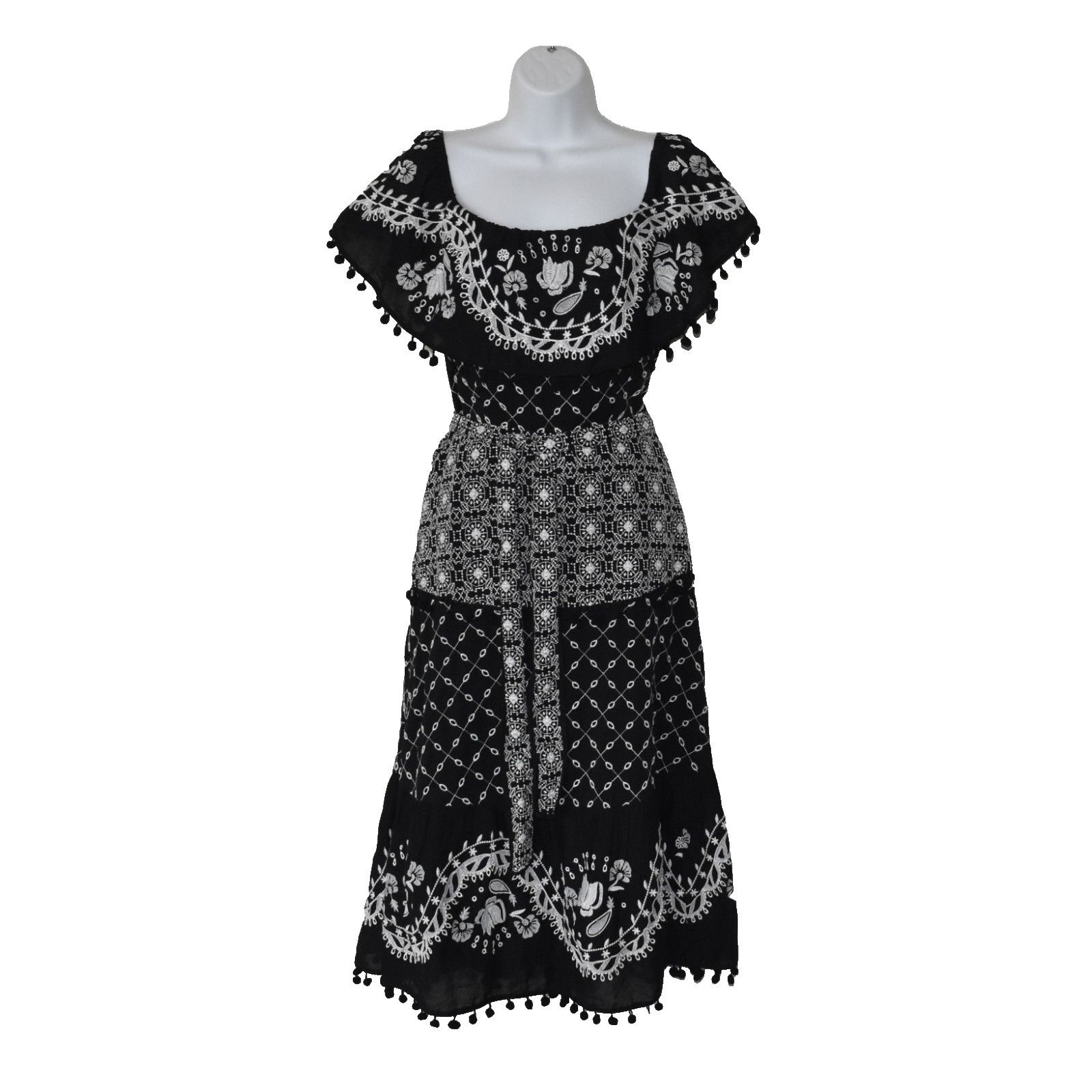 Anthropologie NEW ANTHROPOLOGIE Marisol Cotton Embroidery Dress US 6 EU 38 Size M / US 6-8 / IT 42-44 - 2 Thumbnail