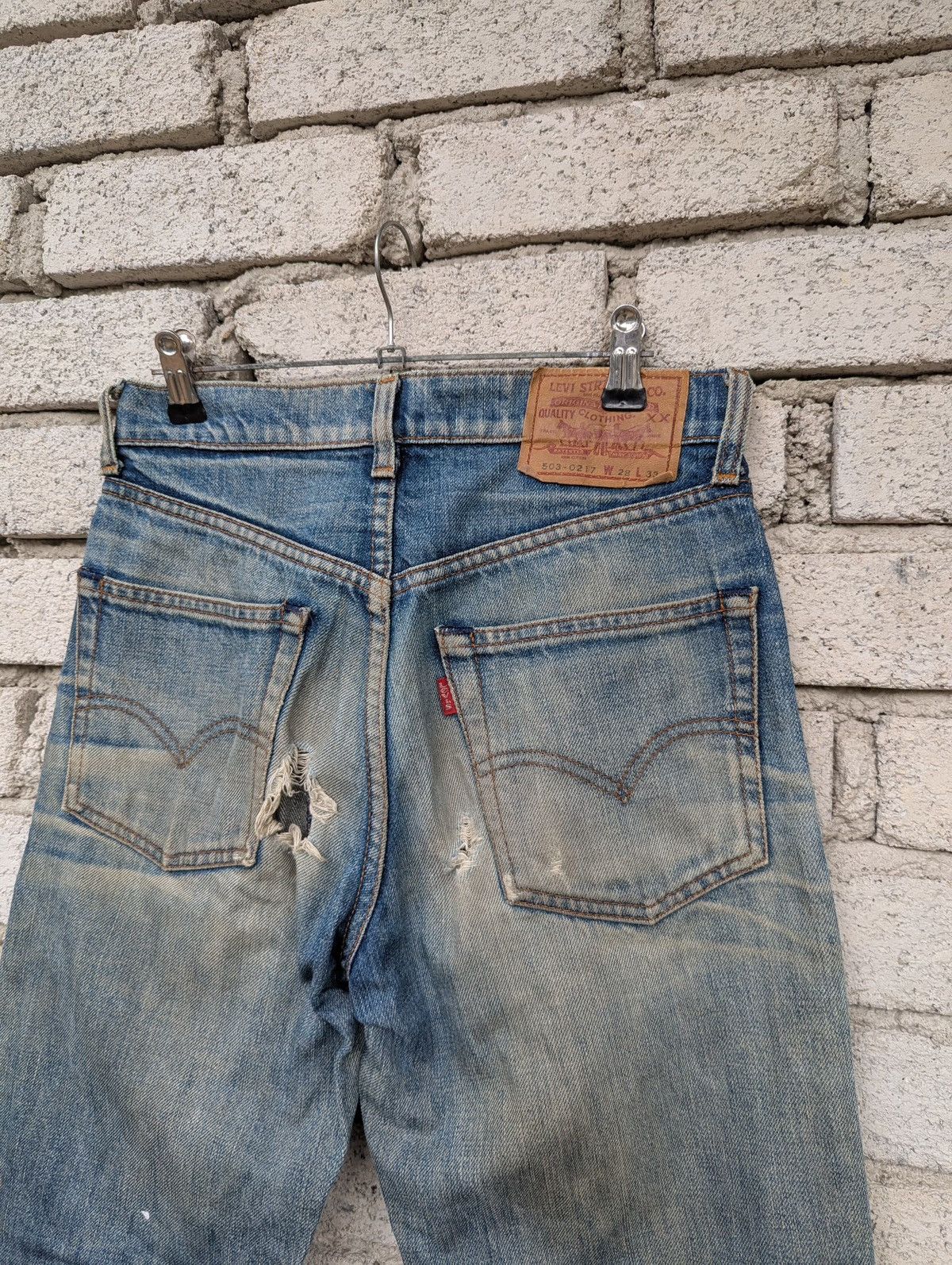 Levi's Levi’s 503 - 0217 Distress Jeans Denim Size US 28 / EU 44 - 6 Thumbnail