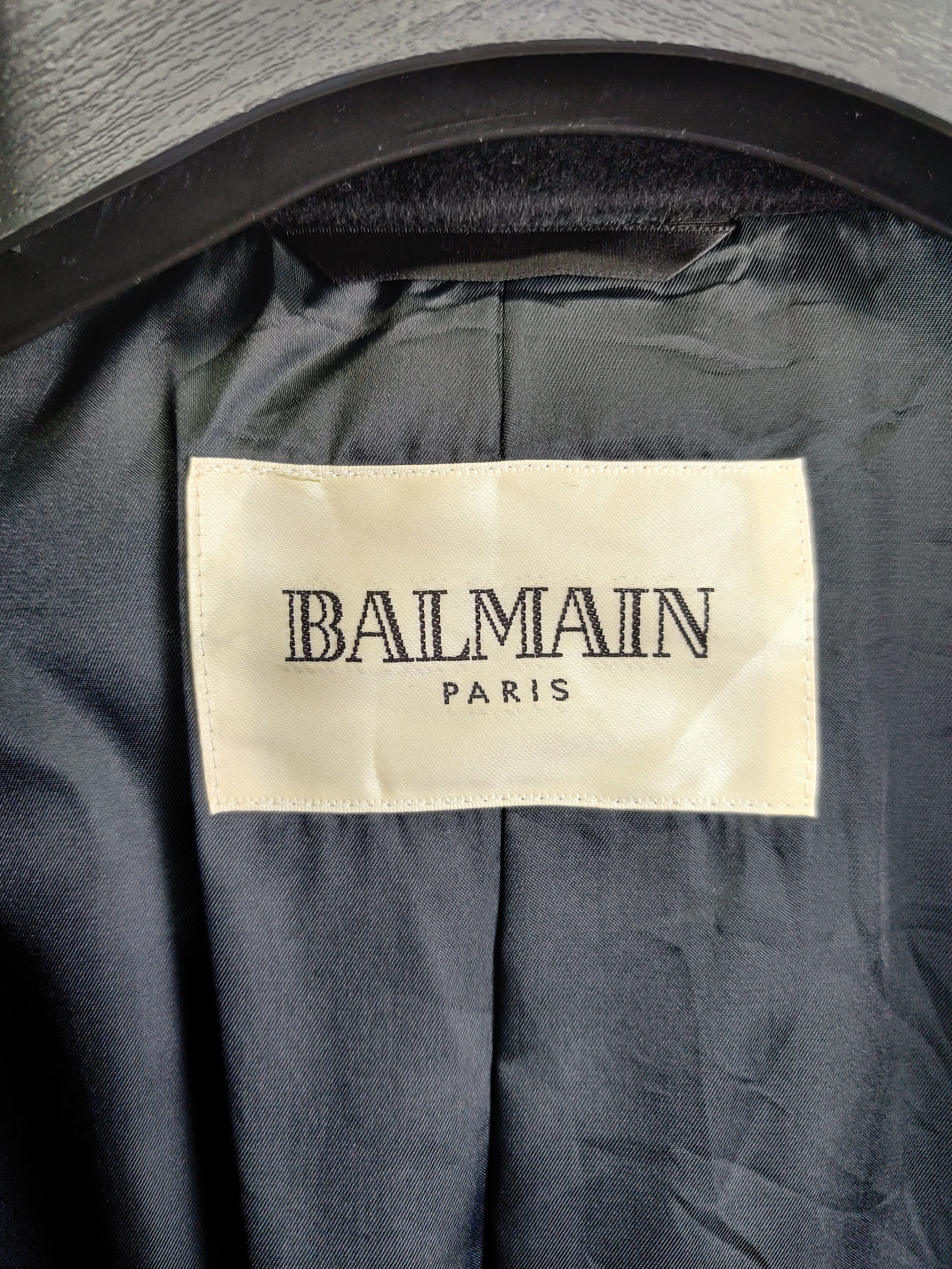 Balmain Balmain Paris Wool Single Breasted Button Coat Size US S / EU 44-46 / 1 - 7 Thumbnail