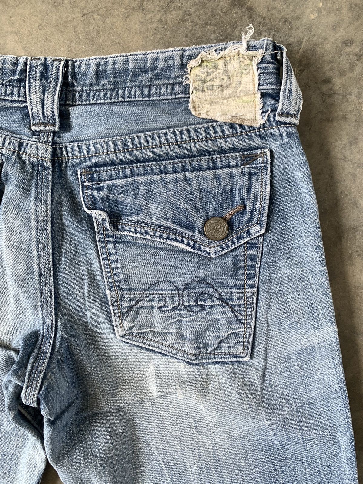 Tornado Mart Super Flare Jeans Japan Brapper Low Rise Bellbottom Jeans Size 28" / US 6 / IT 42 - 14 Thumbnail