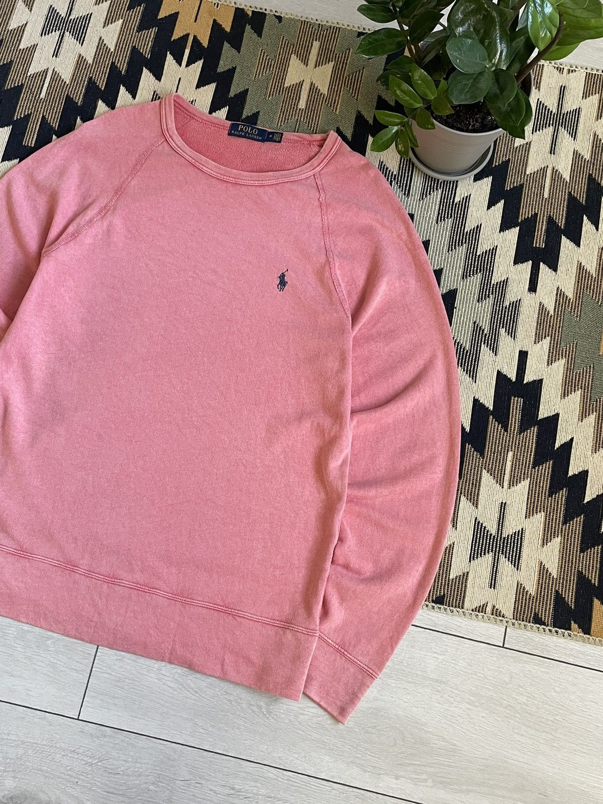 Other Vintage Polo Ralph Lauren Pink Sweater Size US M / EU 48-50 / 2 - 2 Thumbnail