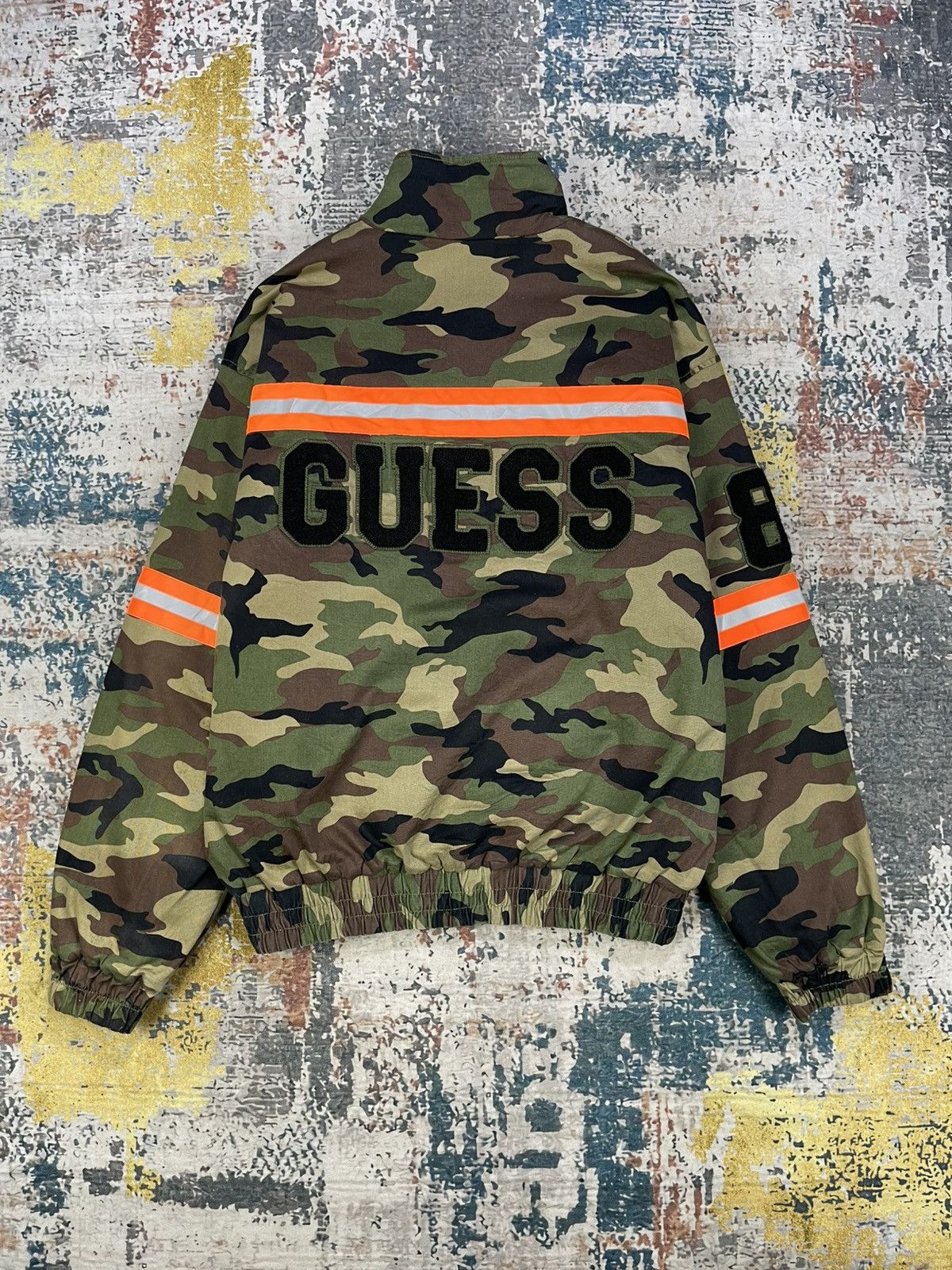 Guess Guess Camouflage Back Hit Caster Reflective Jacket Size US M / EU 48-50 / 2 - 3 Thumbnail