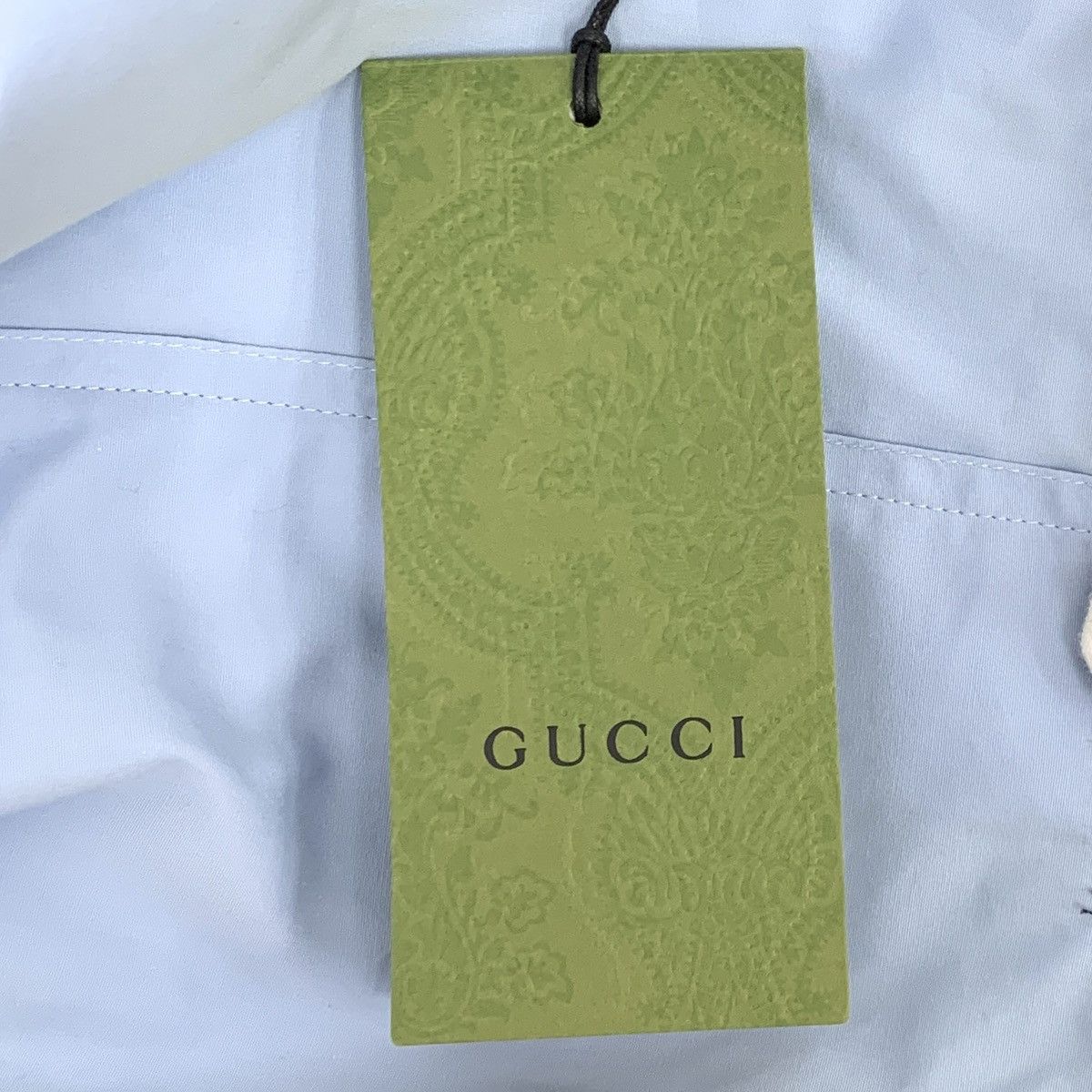 Gucci Gucci Sky Blue Stripe Web Cotton Pleated Long Skirt K26WX Size 27" / US 4 / IT 40 - 7 Thumbnail
