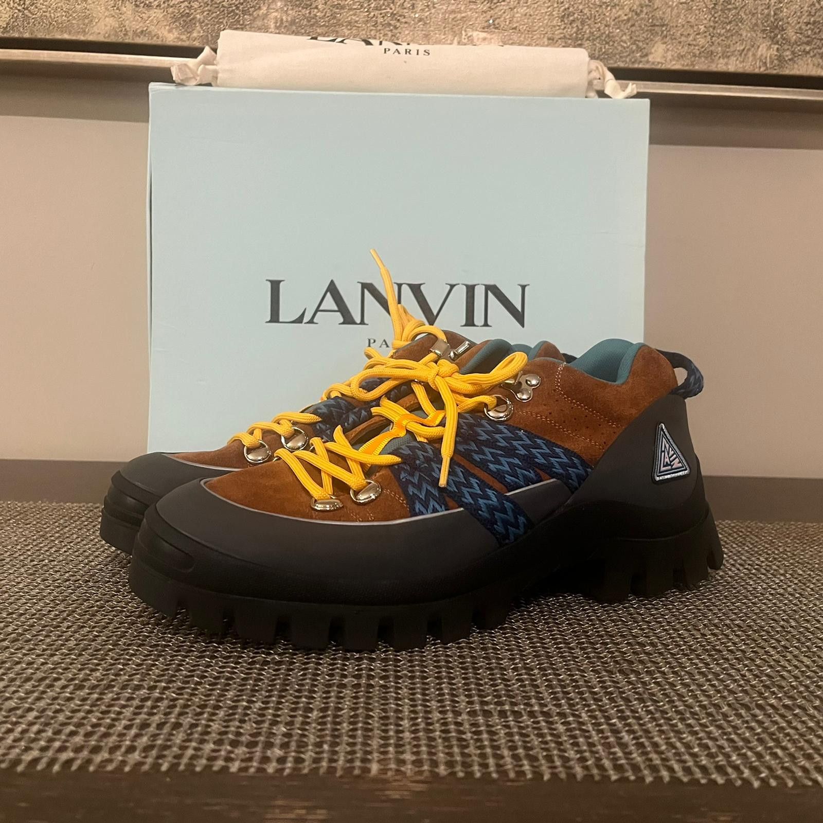 Lanvin Lanvin Hiking Boots in Brown / Dark Grey Size US 11 / EU 44 - 5 Thumbnail