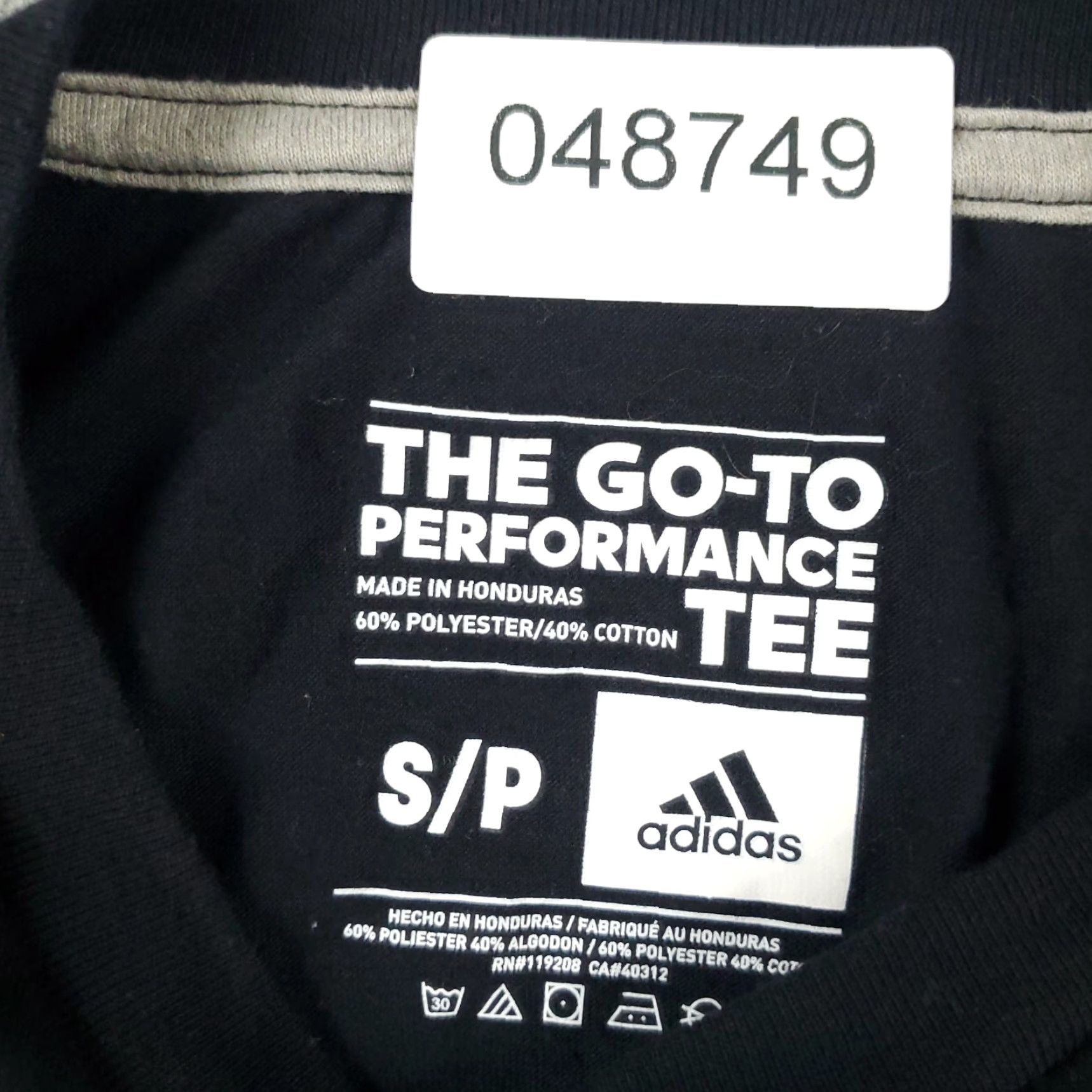 Adidas Adidas T Shirt Mens Small Black Logo Casual Short Sleeve Adult Size US S / EU 44-46 / 1 - 7 Thumbnail