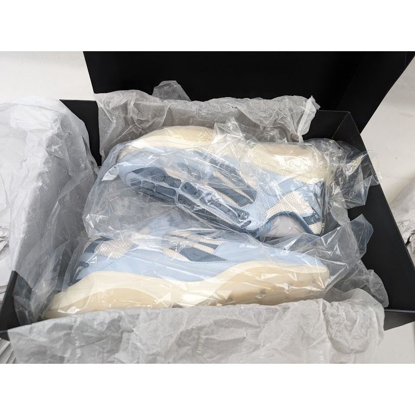 Amiri o1rshd1 Bone Runner Low-Top Sneakers in Baby Blue Size US 12 / EU 45 - 21 Thumbnail