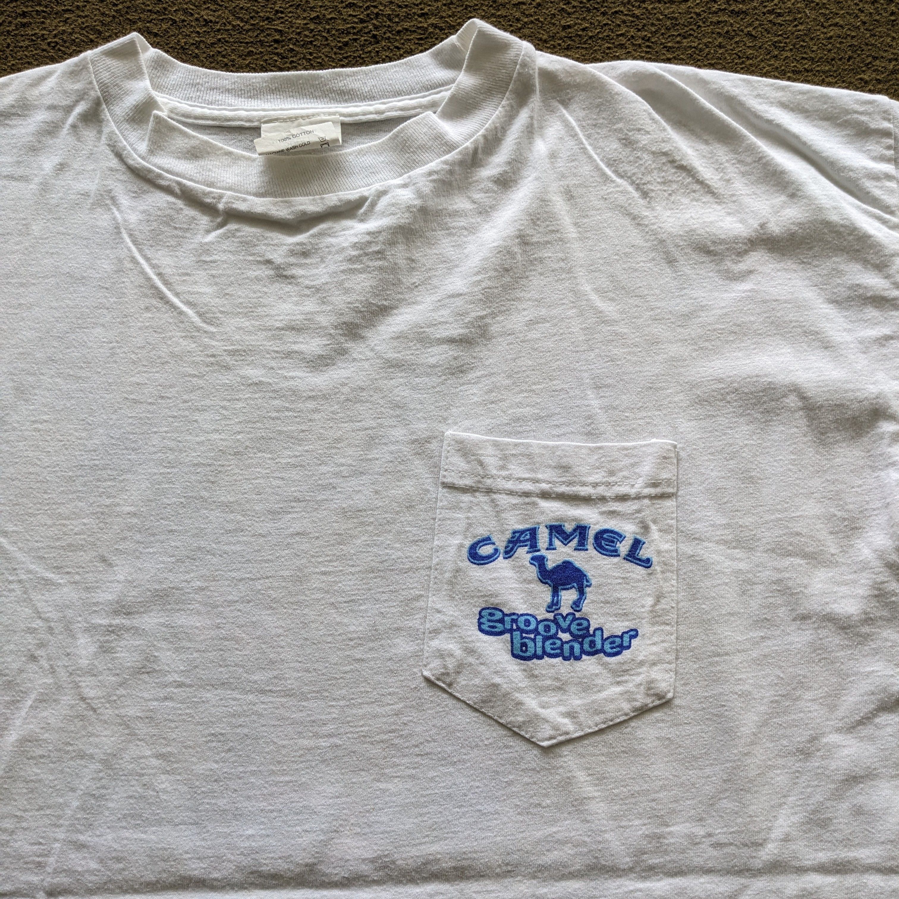 Vintage Vintage 90's CAMEL Big Vegas Groove Blender T-shirt Size US XL / EU 56 / 4 - 4 Thumbnail
