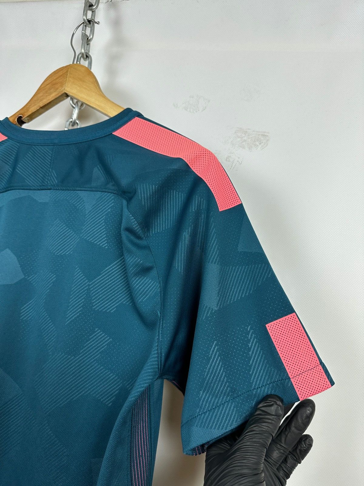 Nike 2017/18 Nike Atletico Madrid Third Kit Soccer Jersey Size US S / EU 44-46 / 1 - 16 Thumbnail