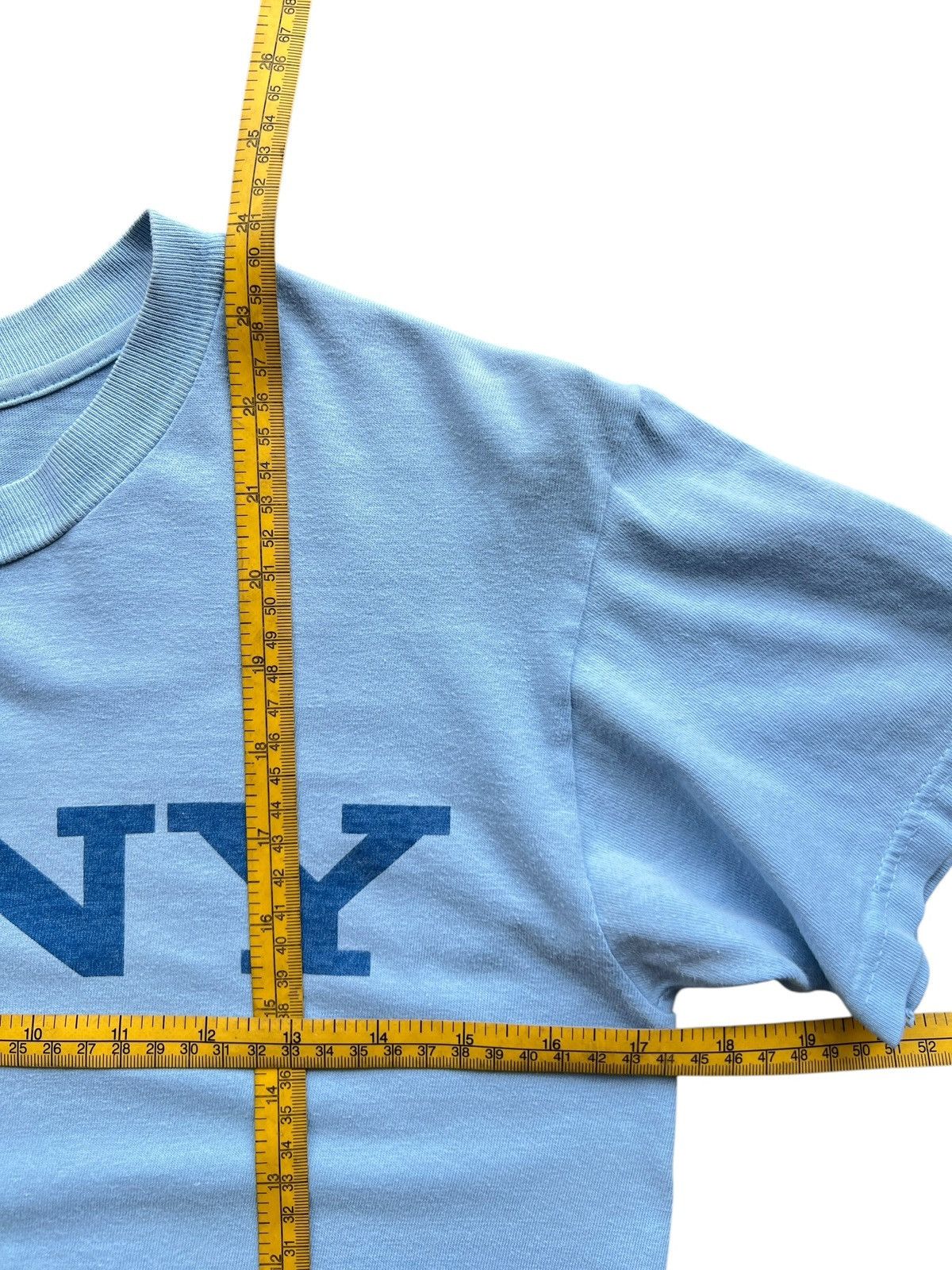 Sony Vintage 90s Sony Spellout Soft Baby Blue Employee Tees Size S / US 4 / IT 40 - 5 Thumbnail