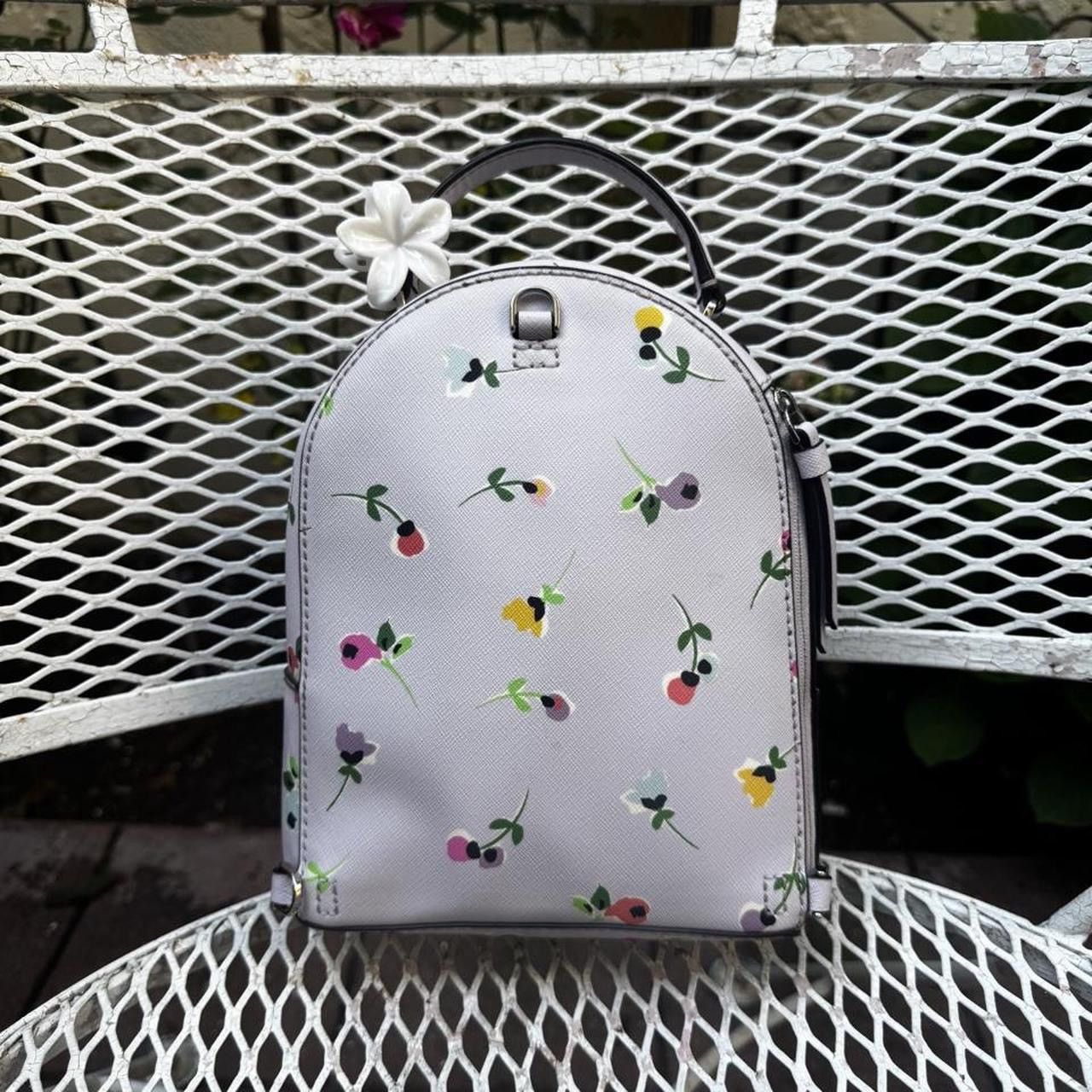 Kate Spade Kate Spade Purple Floral Convertible Backpack Size ONE SIZE - 2 Thumbnail