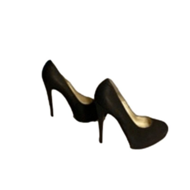 Brian Atwood Luxury Classic Black Suede Platform Stiletto Pumps 39 Size US 9 / IT 39 - 7 Thumbnail